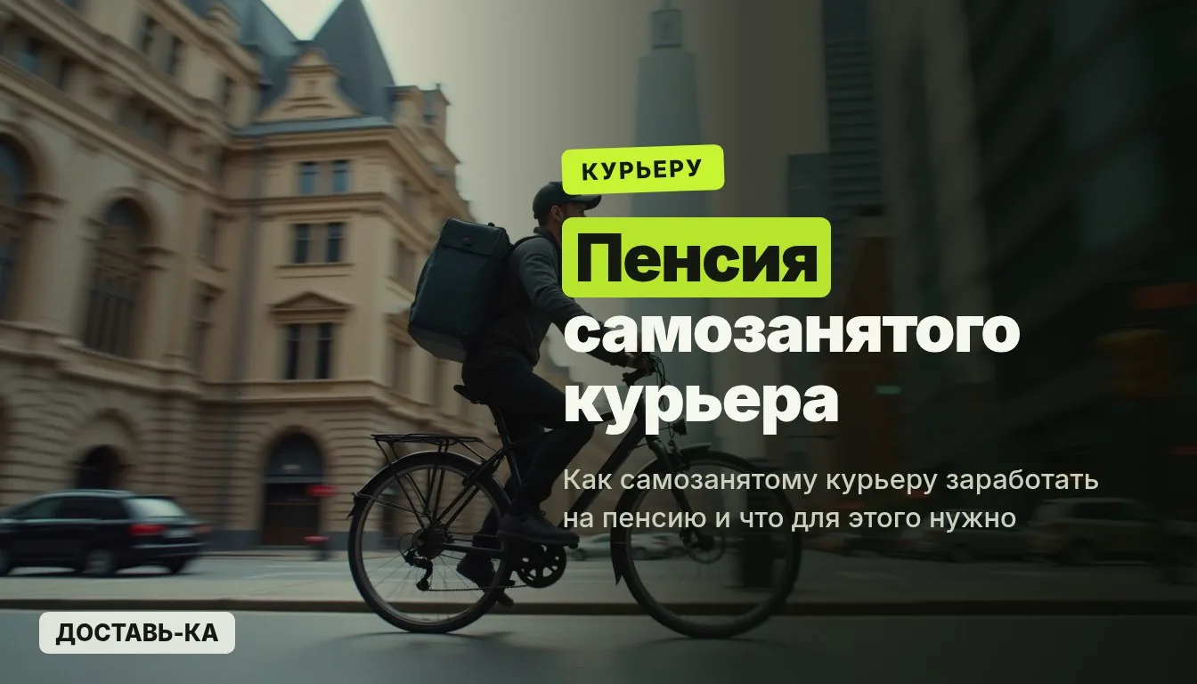 Пенсия самозанятого курьера в 2026 году: стаж и взносы