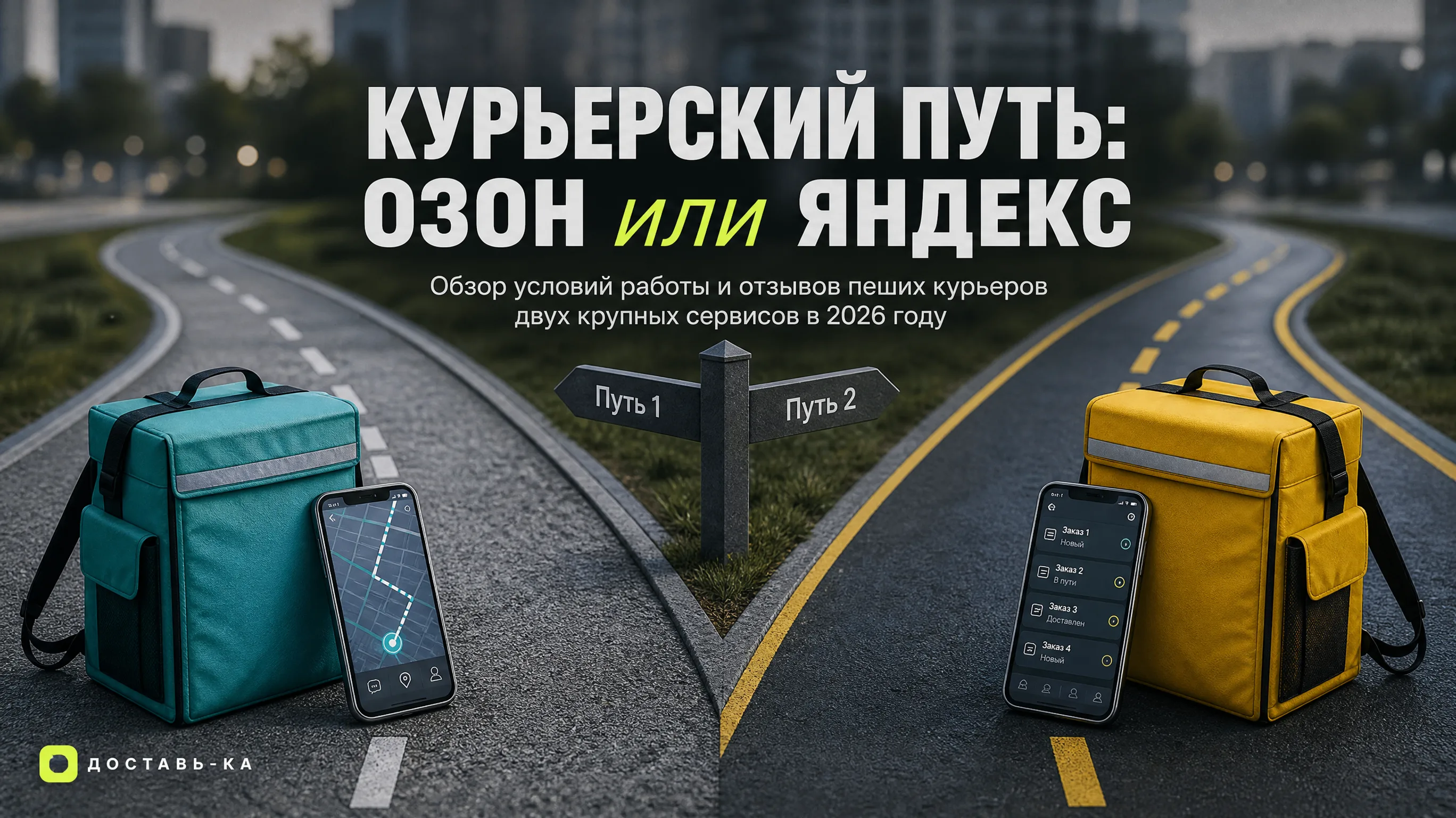 Пеший курьер Ozon или Яндекс: сравнение условий и отзывов в 2026