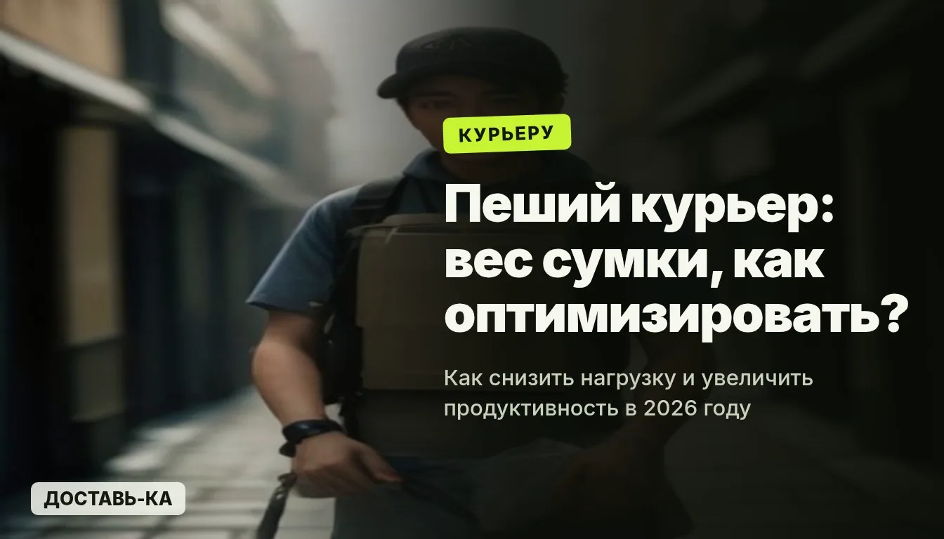 Пеший курьер: как оптимизировать вес сумки и избежать перегрузок в 2026 году