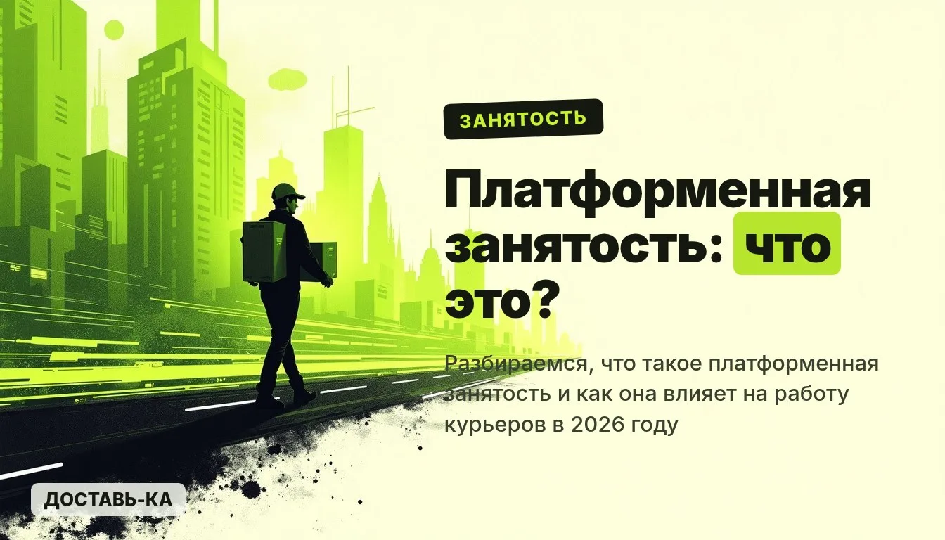 Платформенная занятость: что это такое и кем считается курьер в 2026 году