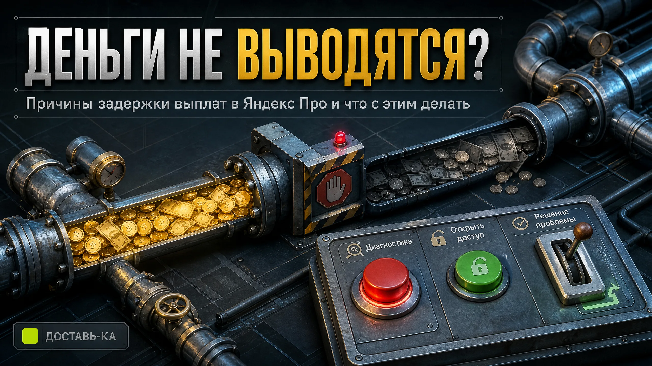 Почему Яндекс Про не выводит деньги: возможные причины и решения в 2026 году
