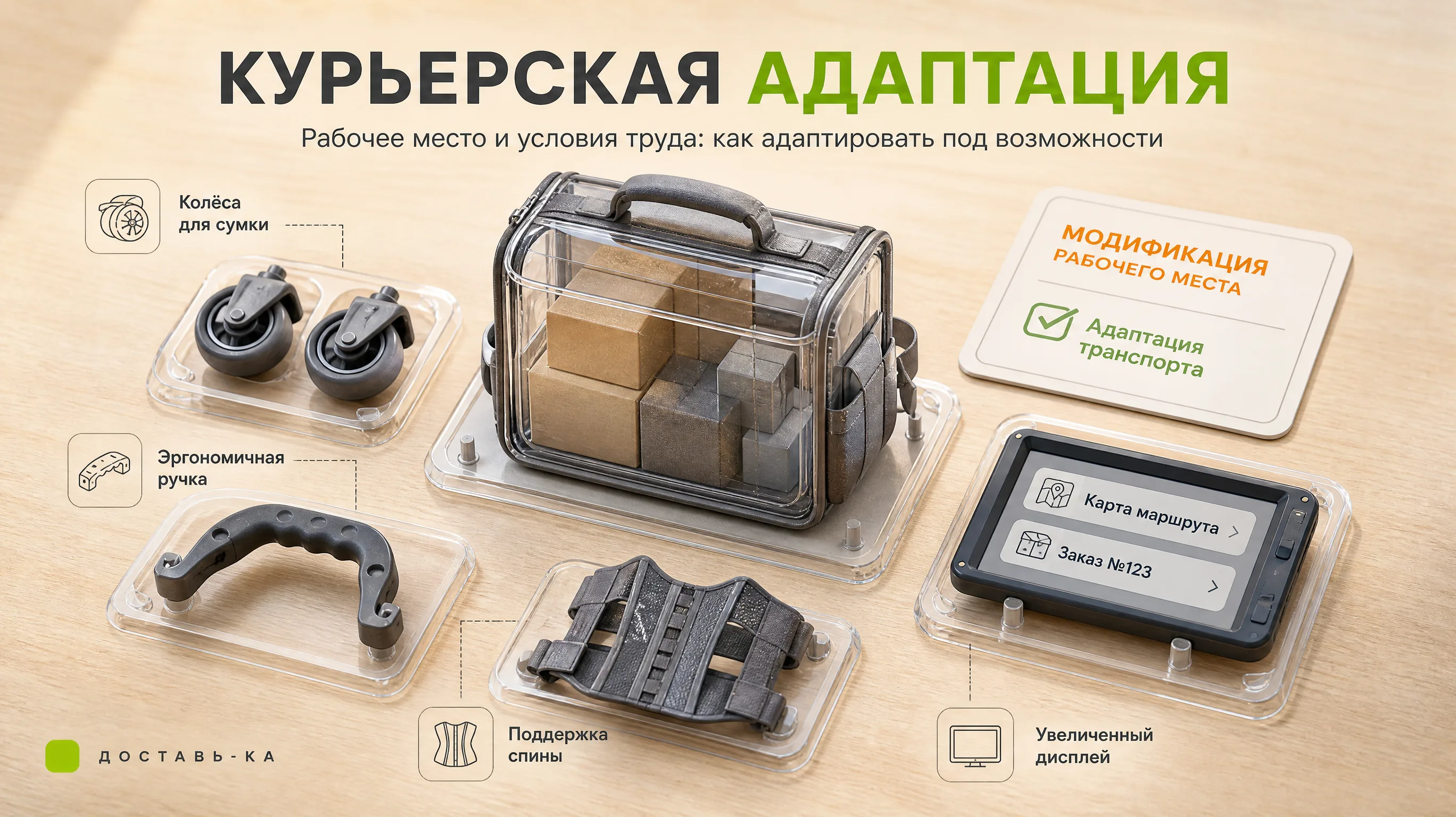 Работа для инвалидов курьером: адаптация условий труда в 2026 году