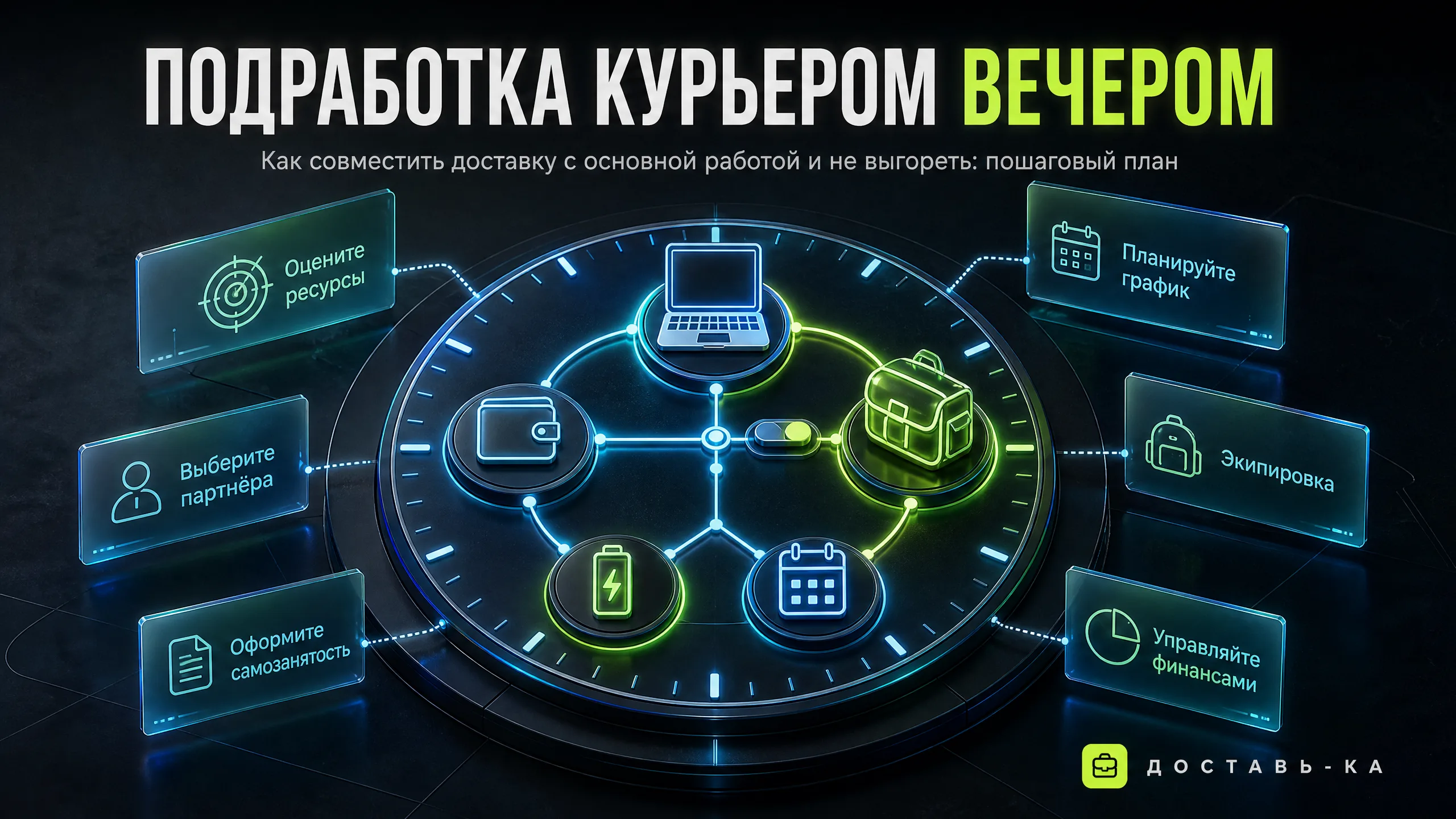 Подработка курьером вечером: как совместить с основной работой в 2026