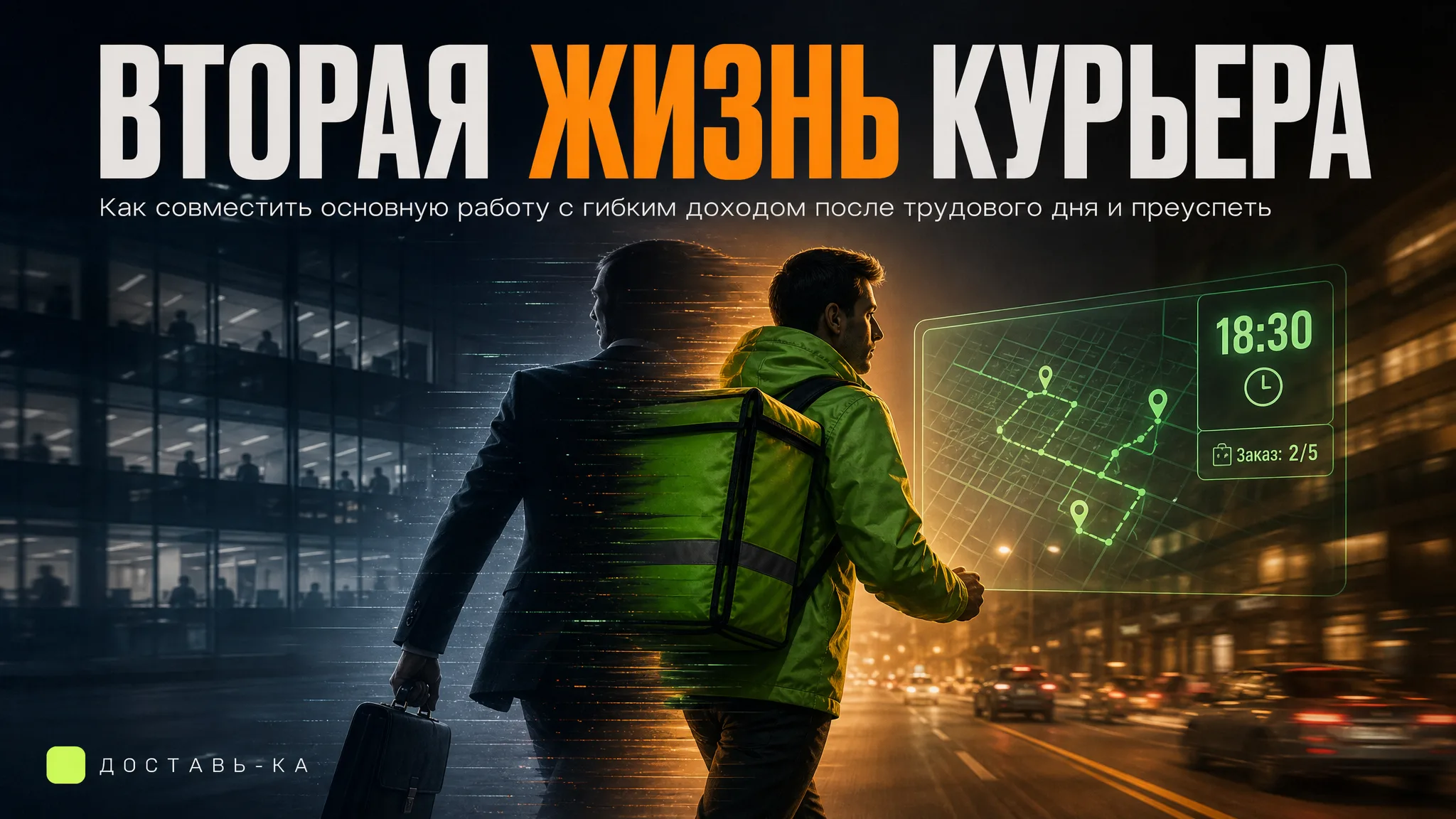 Подработка курьером после основной работы: пошаговый план в 2026