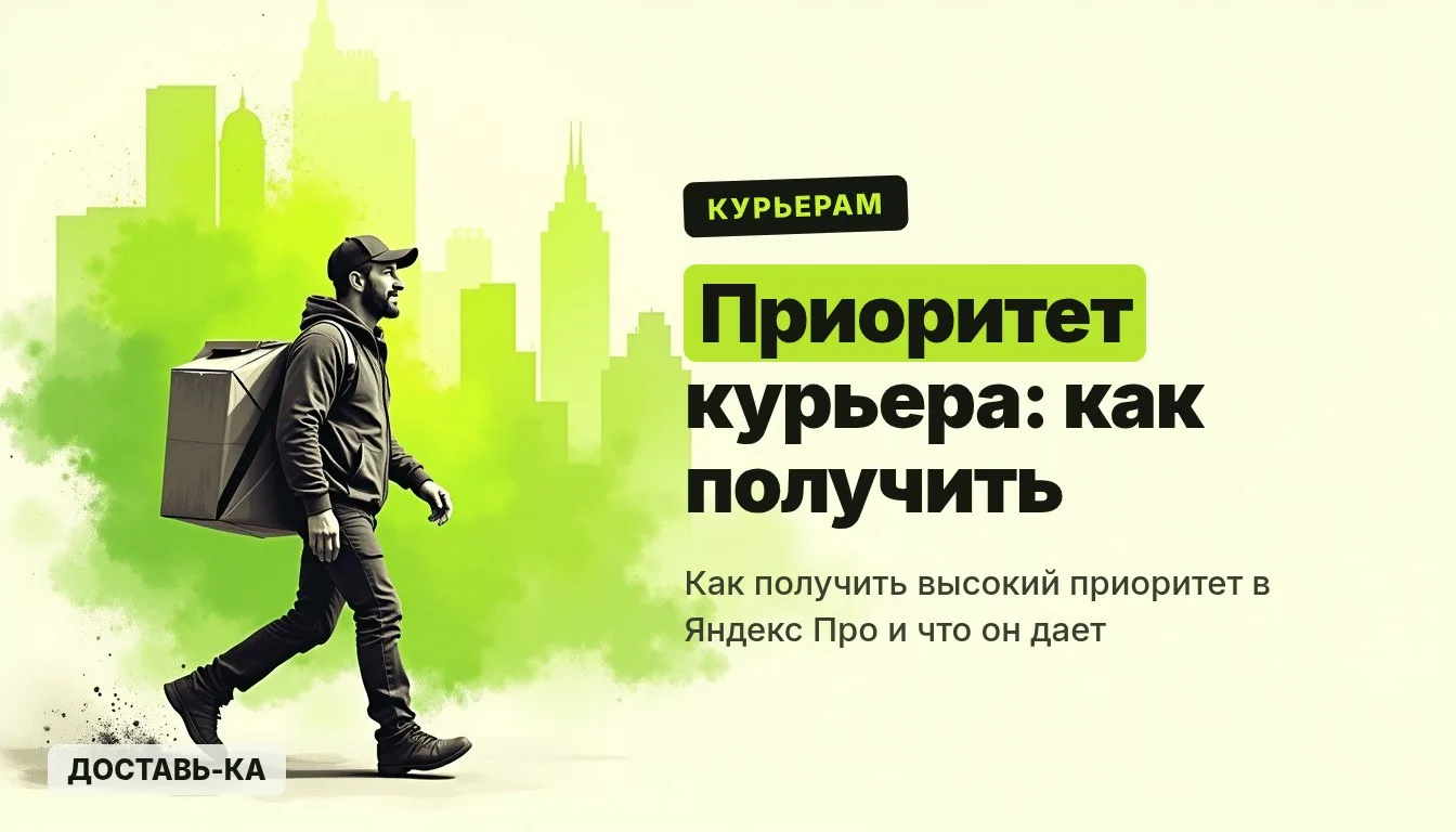 Приоритет курьера в Яндекс Про: как получить в 2026 году и что он даёт