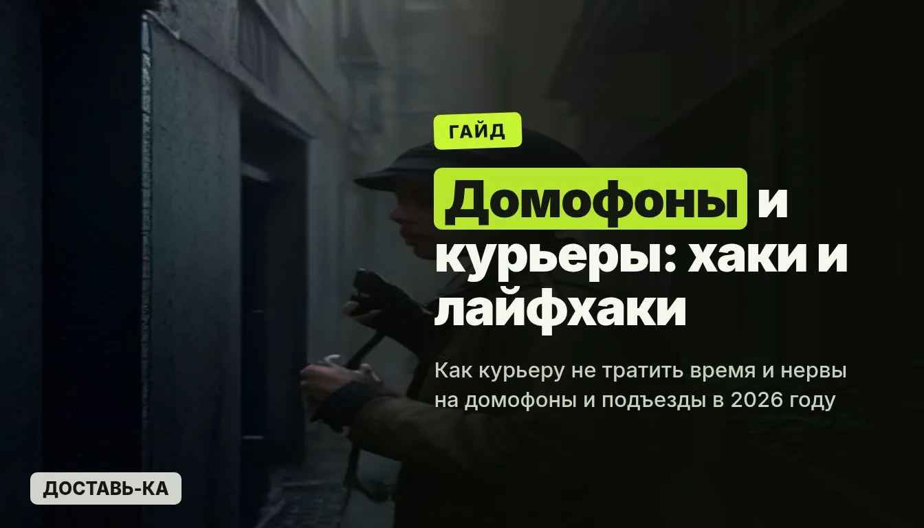 Домофоны, подъезды, навигация: хаки для курьера, чтобы сэкономить время и нервы в 2026 году