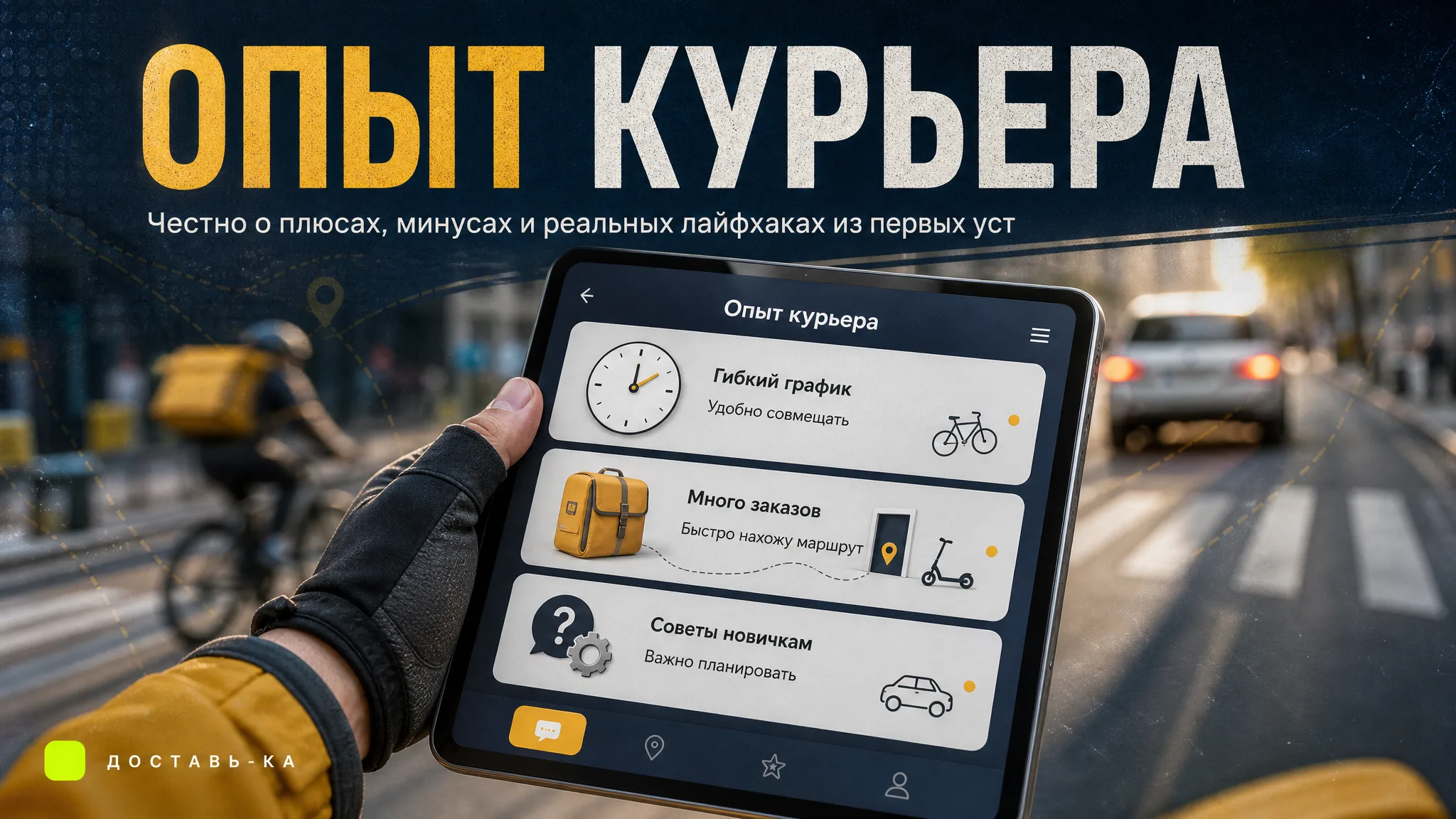 Отзывы о работе курьером на личном опыте: плюсы, минусы и лайфхаки в 2026 году