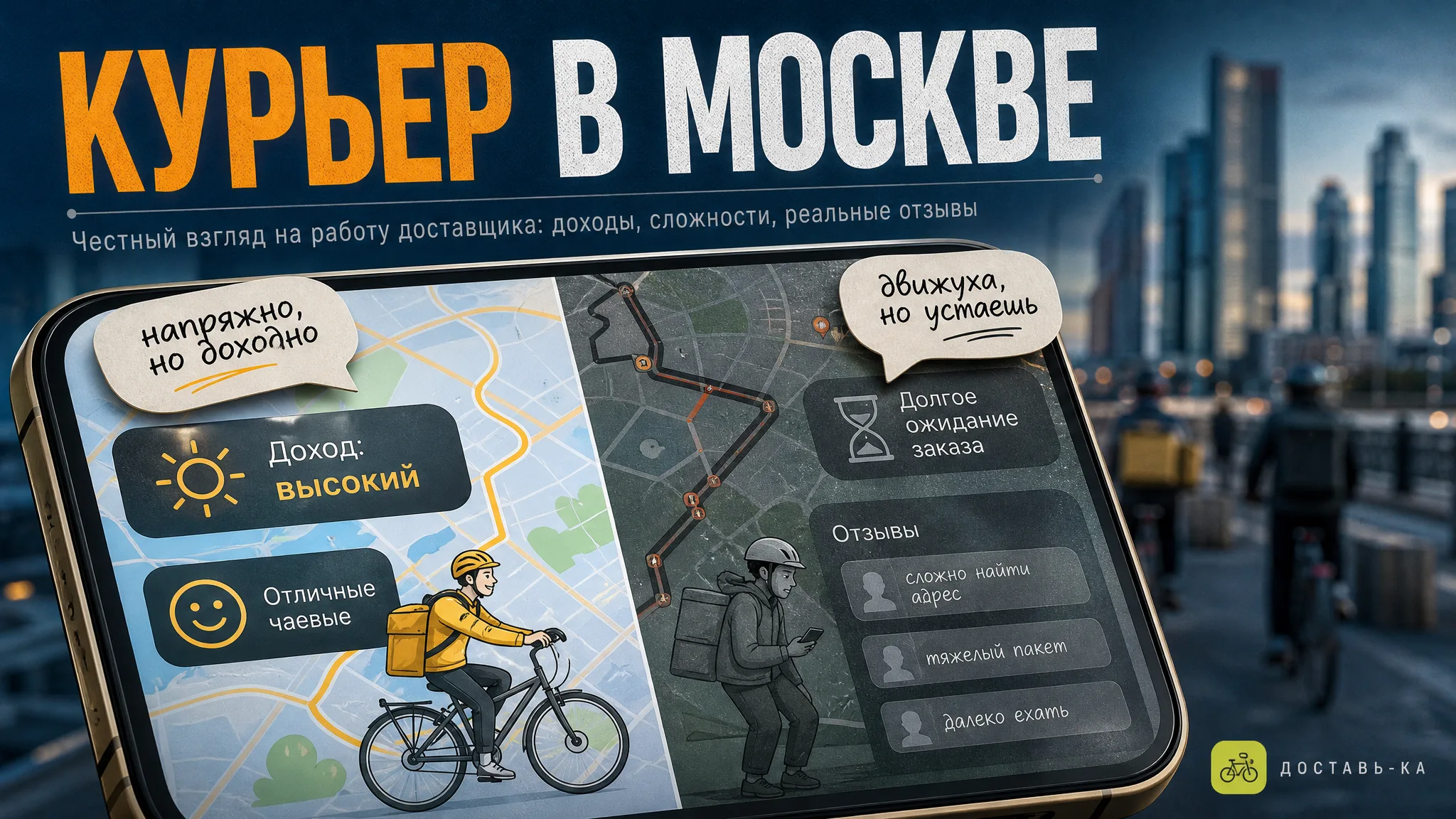 Работа курьером в Москве 2026: честные отзывы и что нужно знать