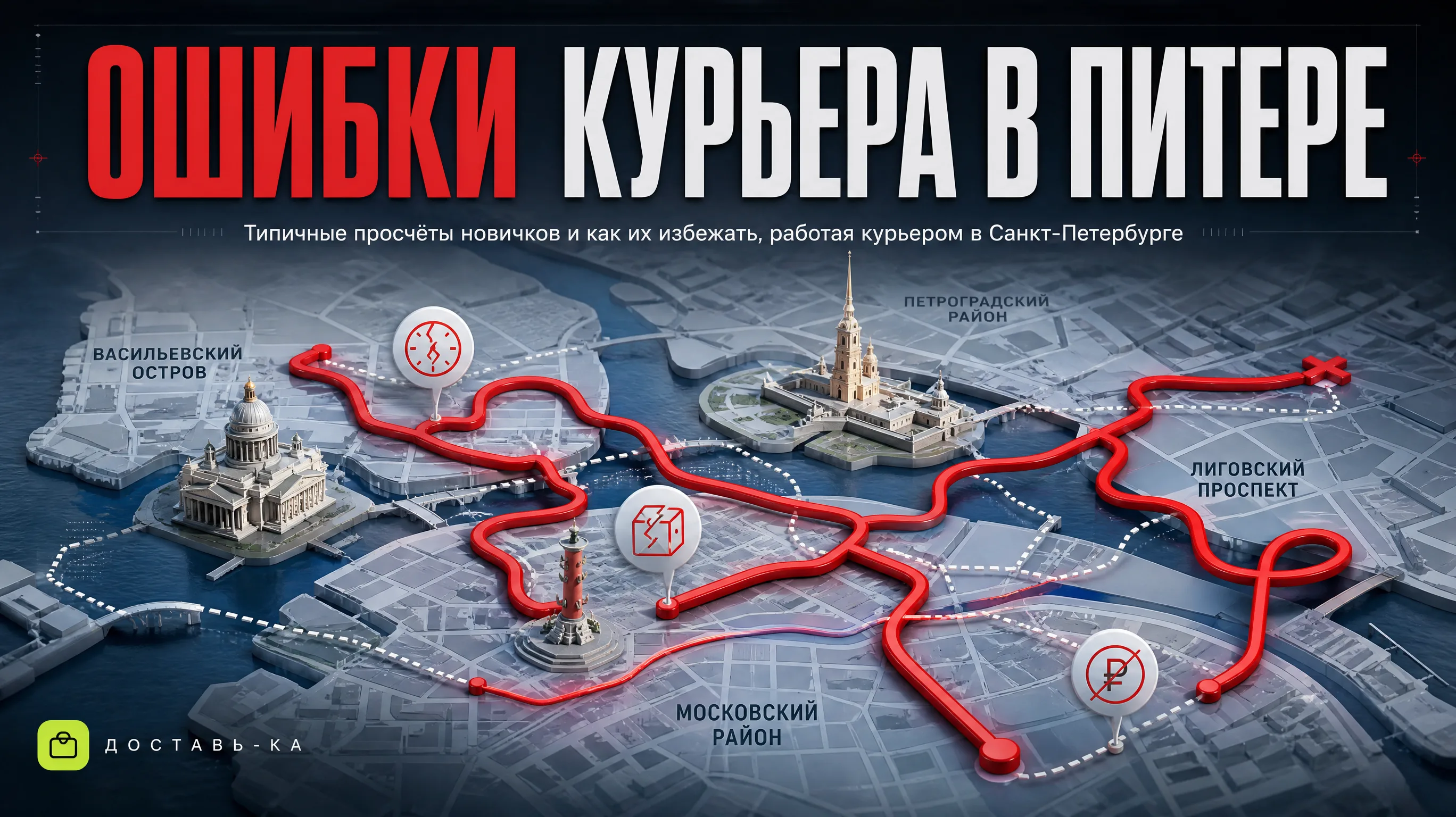 Работа курьером в Санкт-Петербурге: отзывы опытных о частых ошибках 2026