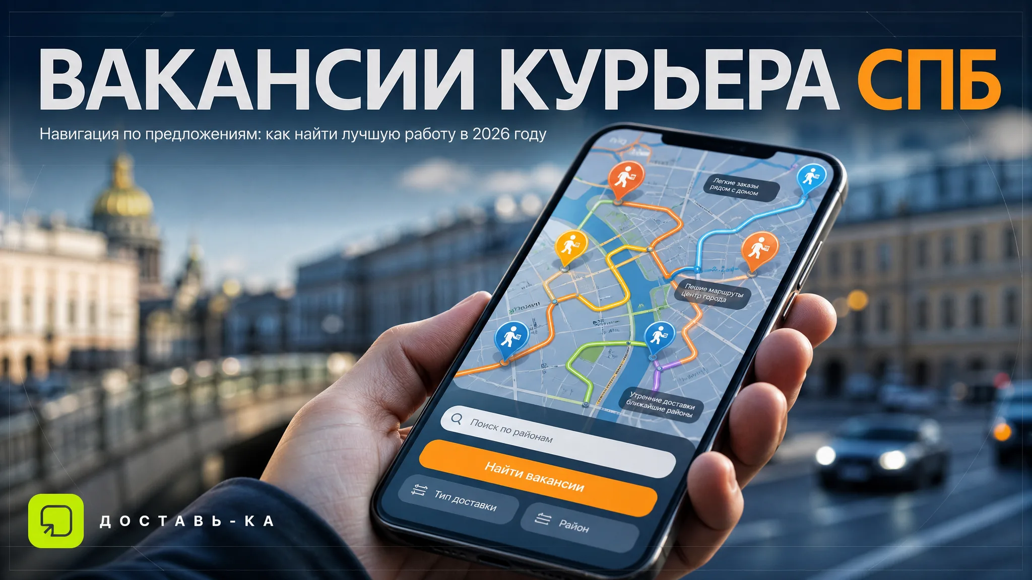 Вакансии курьера в СПб: как выбрать лучшую работу в 2026 году