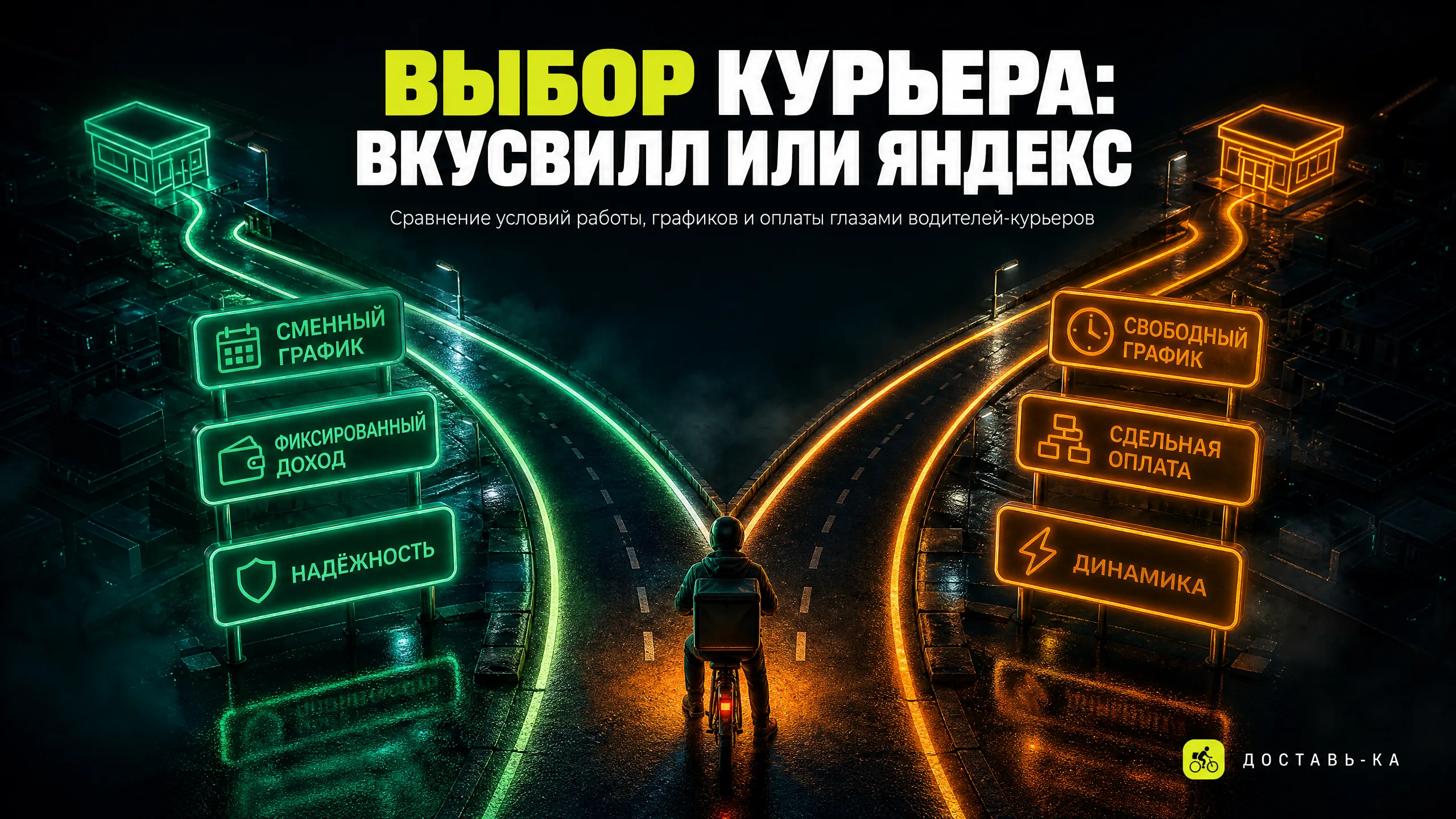 ВкусВилл или Яндекс: сравнение отзывов водителей 2026