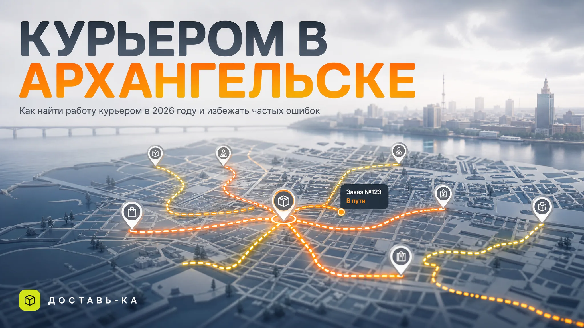 Работа курьером в Архангельске: вакансии Яндекс Еды, Доставки, TopGo в 2026 году