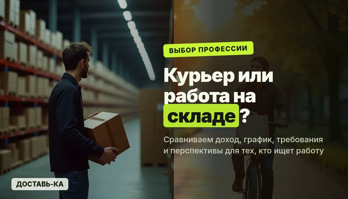 Курьер или работа на складе: что выбрать в 2026 году? Детальное сравнение