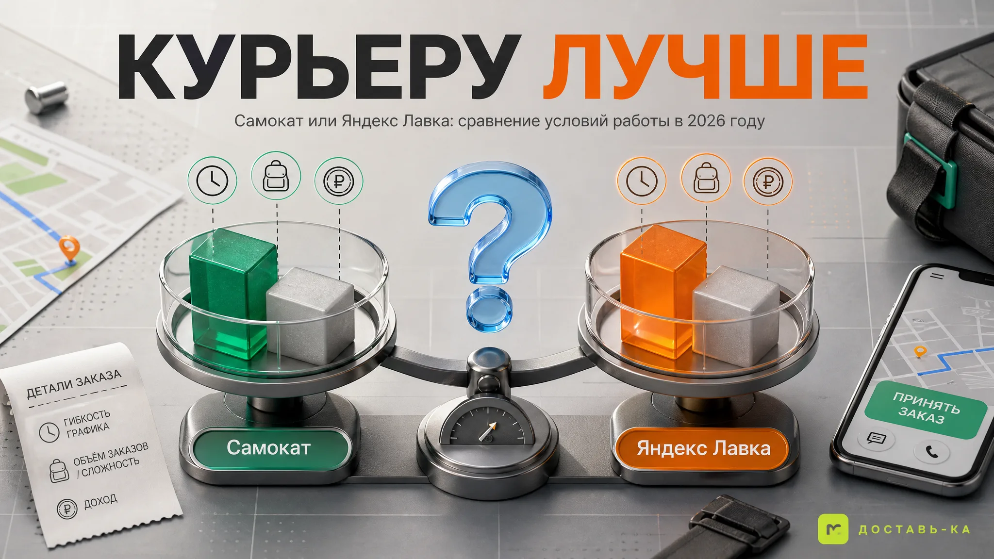 Самокат или Яндекс Лавка: что лучше курьеру в 2026 году?