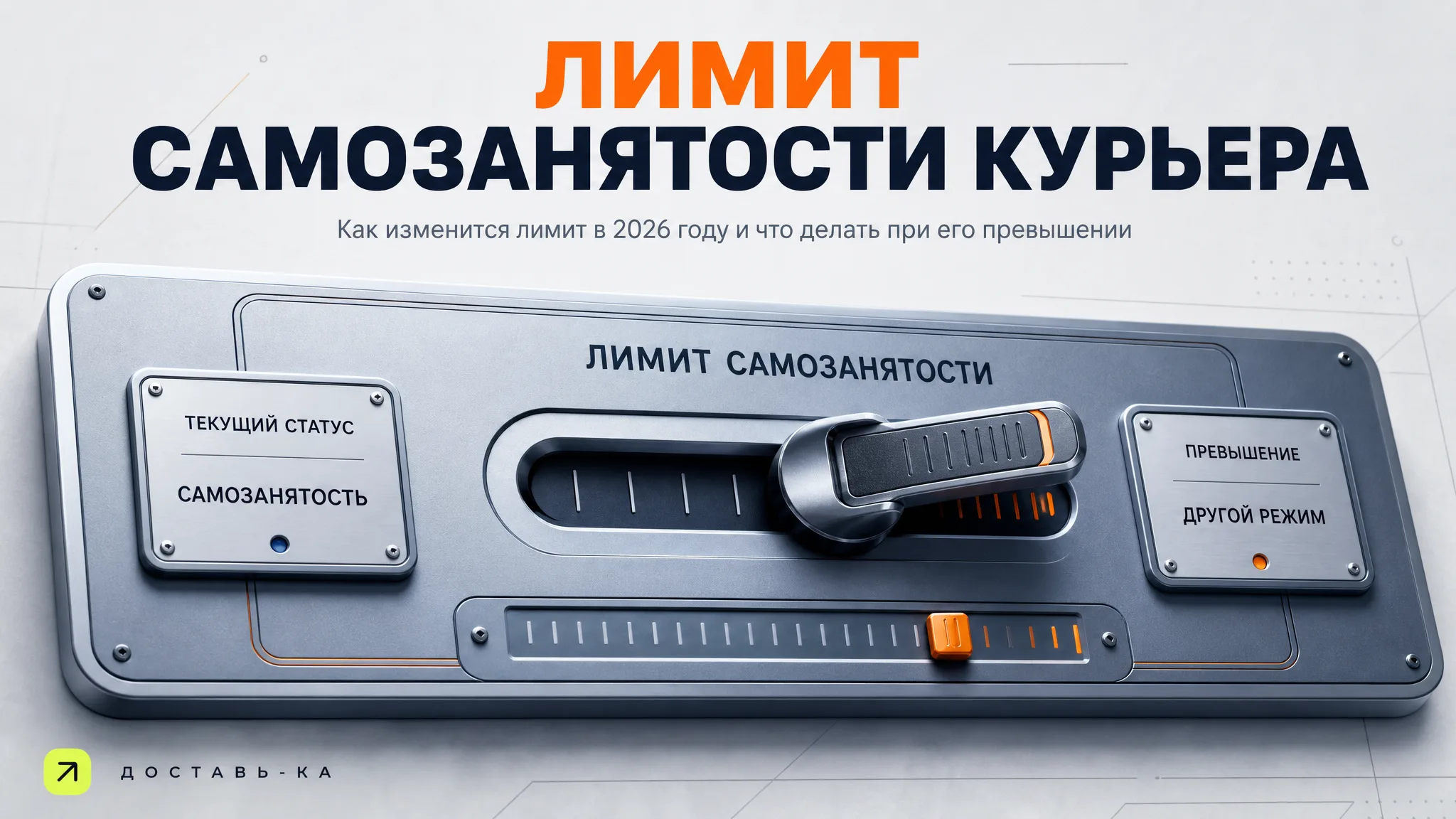 Лимит самозанятости курьера в 2026 году: что изменится и как действовать