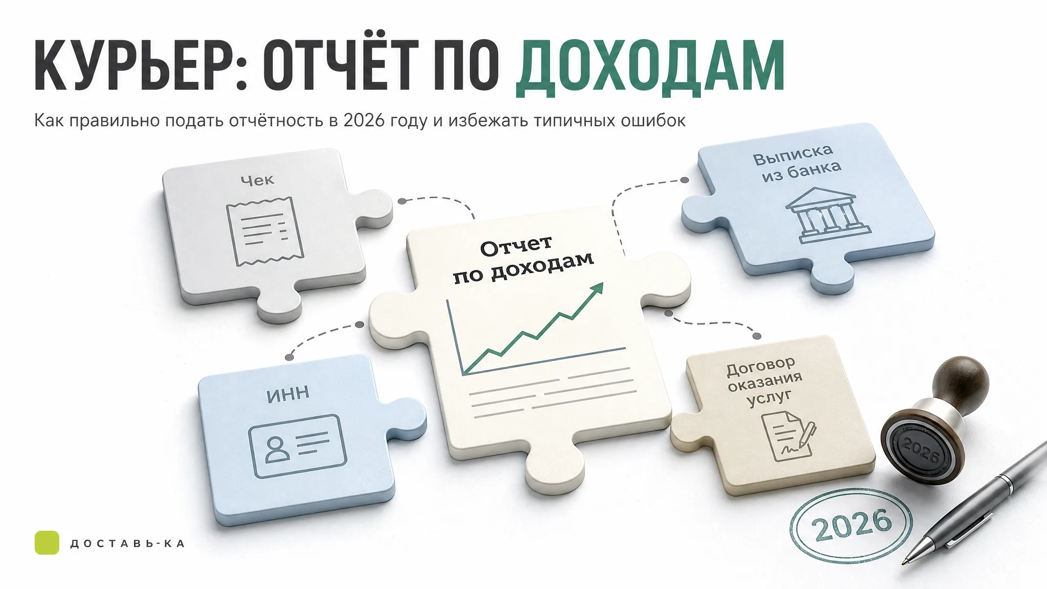 Самозанятость курьера: как правильно подавать отчет по доходам в 2026 году