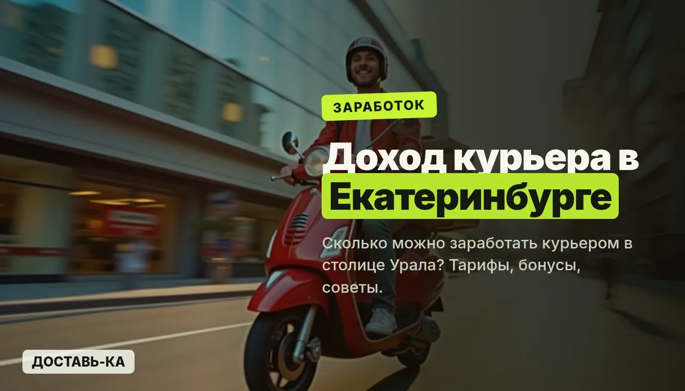 Сколько зарабатывает курьер в Екатеринбурге и как максимизировать доход в 2026 году?