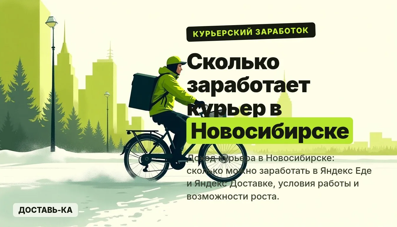Сколько зарабатывает курьер в Новосибирске: полный обзор дохода и возможностей