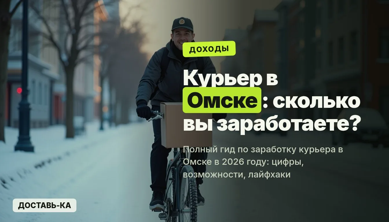 Сколько зарабатывает курьер в Омске: полный гид по доходам и возможностям в 2026 году