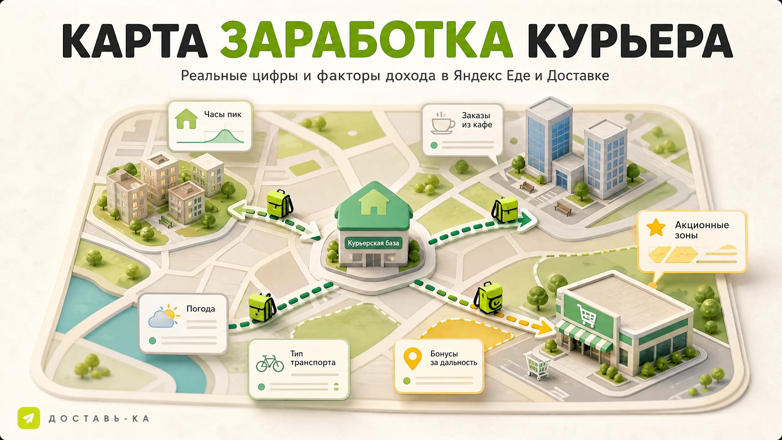 Сколько зарабатывают курьеры в Яндекс Еде и Доставке: реальные цифры 2026