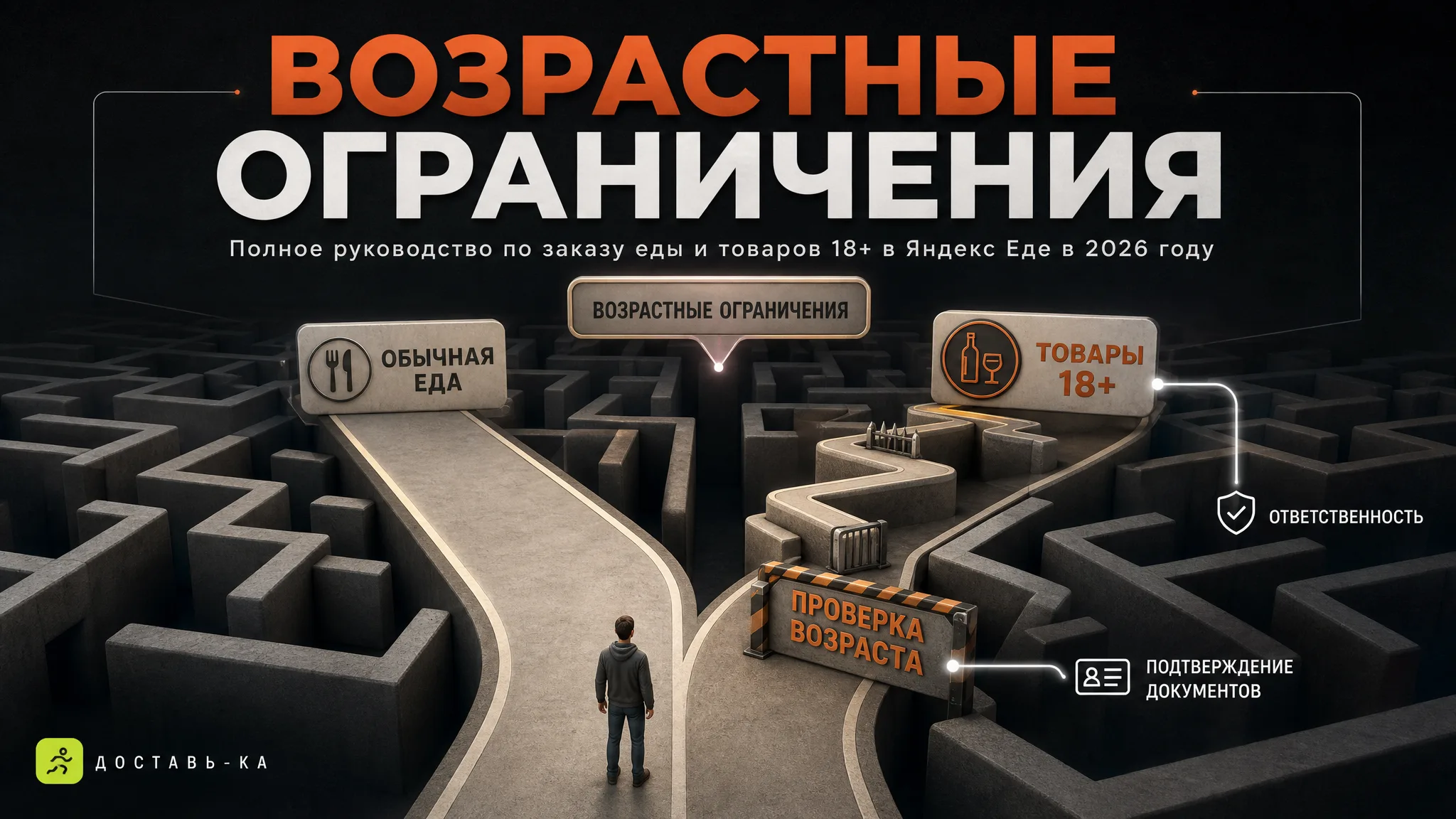Со скольки лет можно заказывать еду в Яндекс Еде в 2026 году