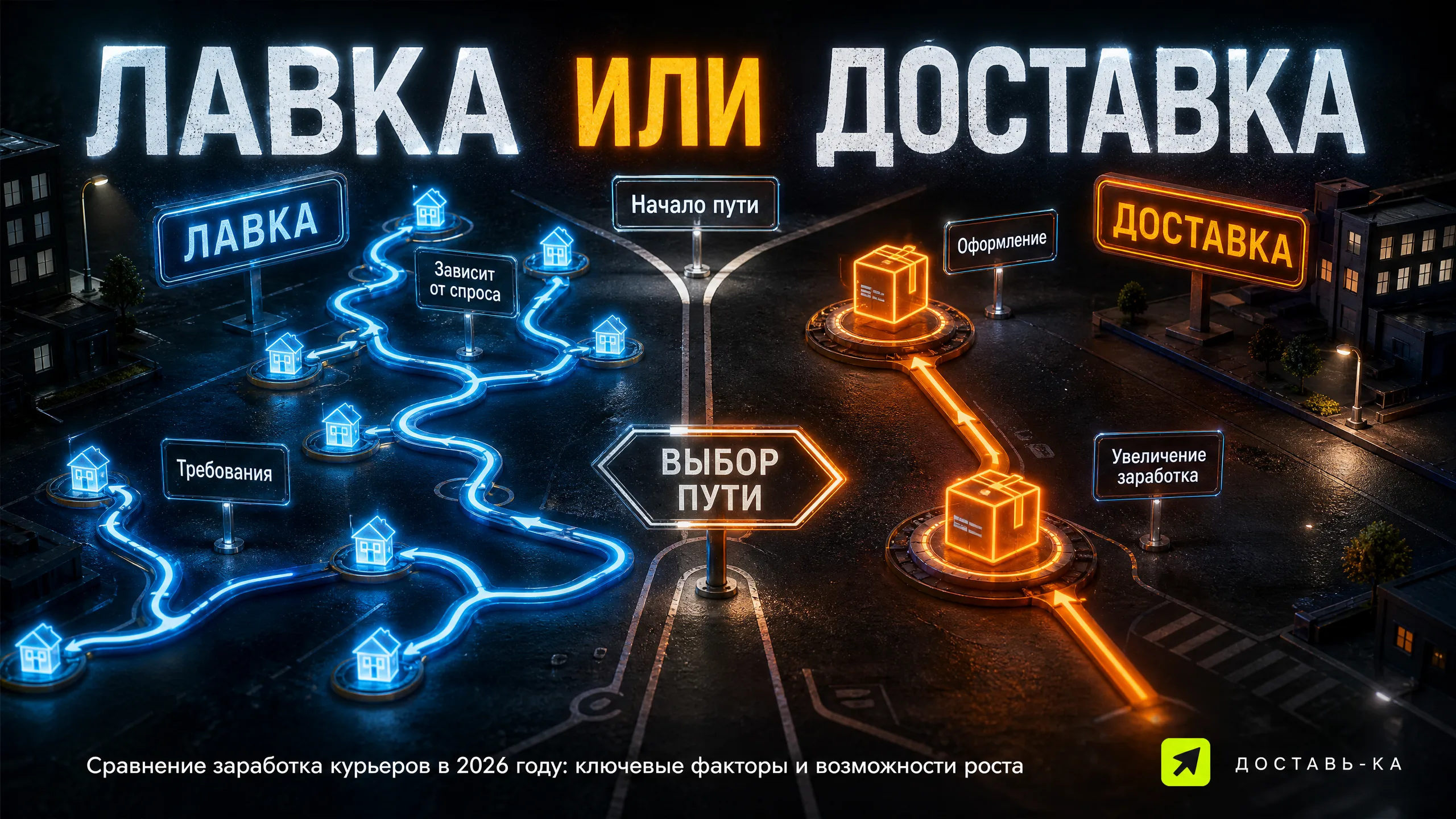 Сколько в час зарабатывает курьер Лавка vs Яндекс Доставка в 2026 году?