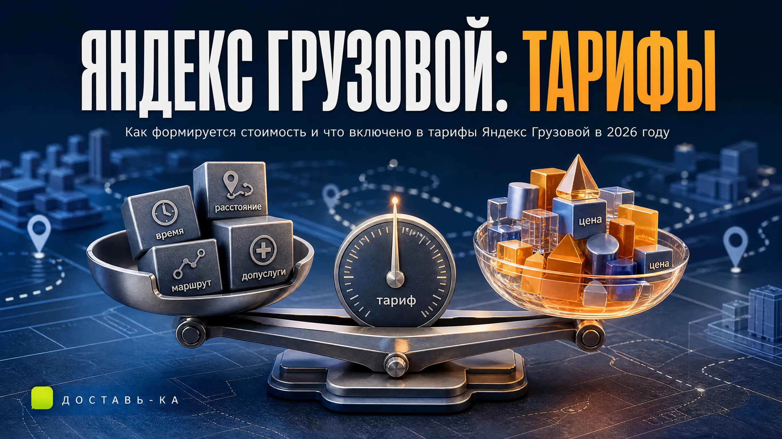 Тарифы Яндекс Грузовой: что входит и как формируется цена в 2026 году