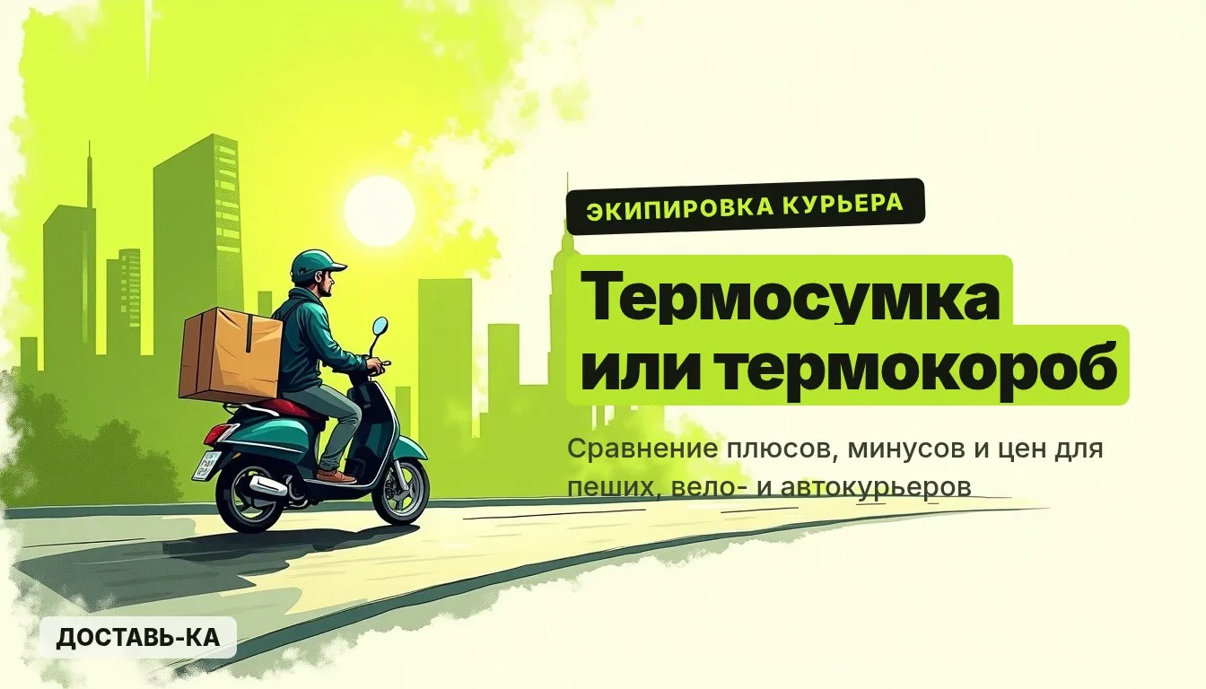 Термосумка или термокороб для курьера Яндекс в 2026 году: что выбрать