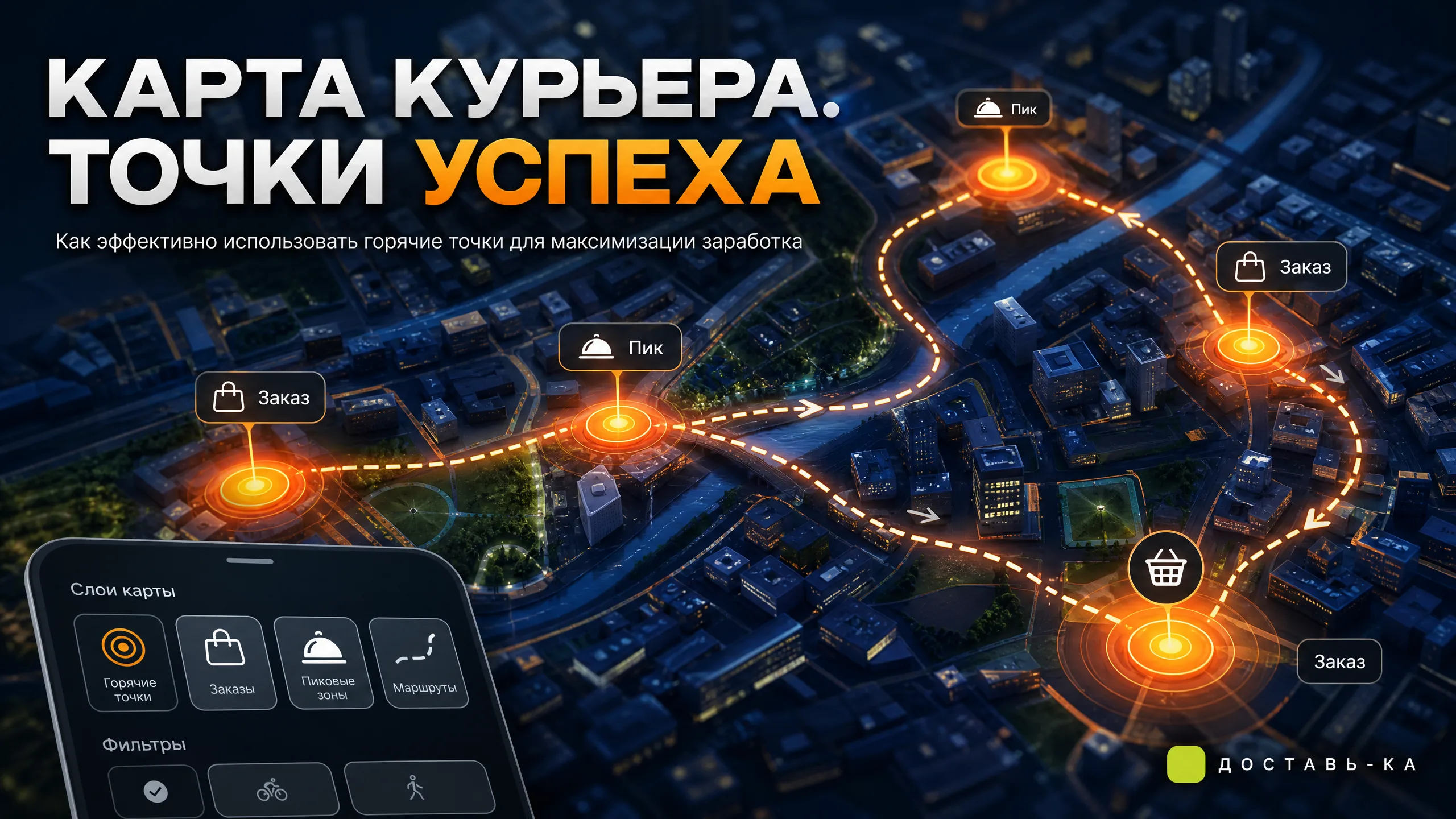 Яндекс Еда: точки работы курьеров — как найти и использовать в 2026