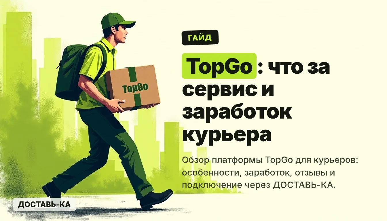 TopGo для курьеров: сколько платят и отзывы о сервисе в 2026 году