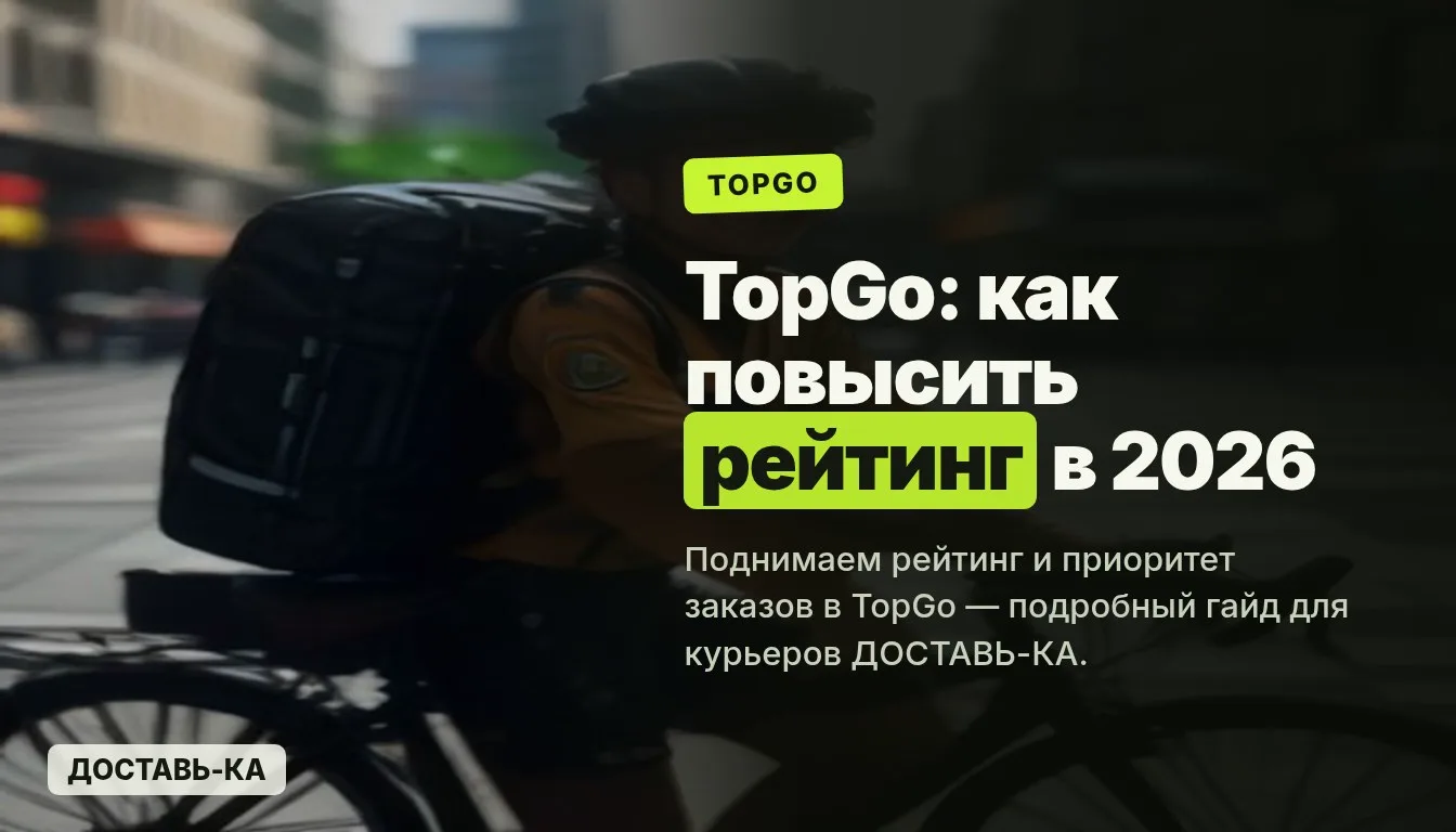 TopGo: как повысить рейтинг и получать больше приоритетных заказов в 2026 году