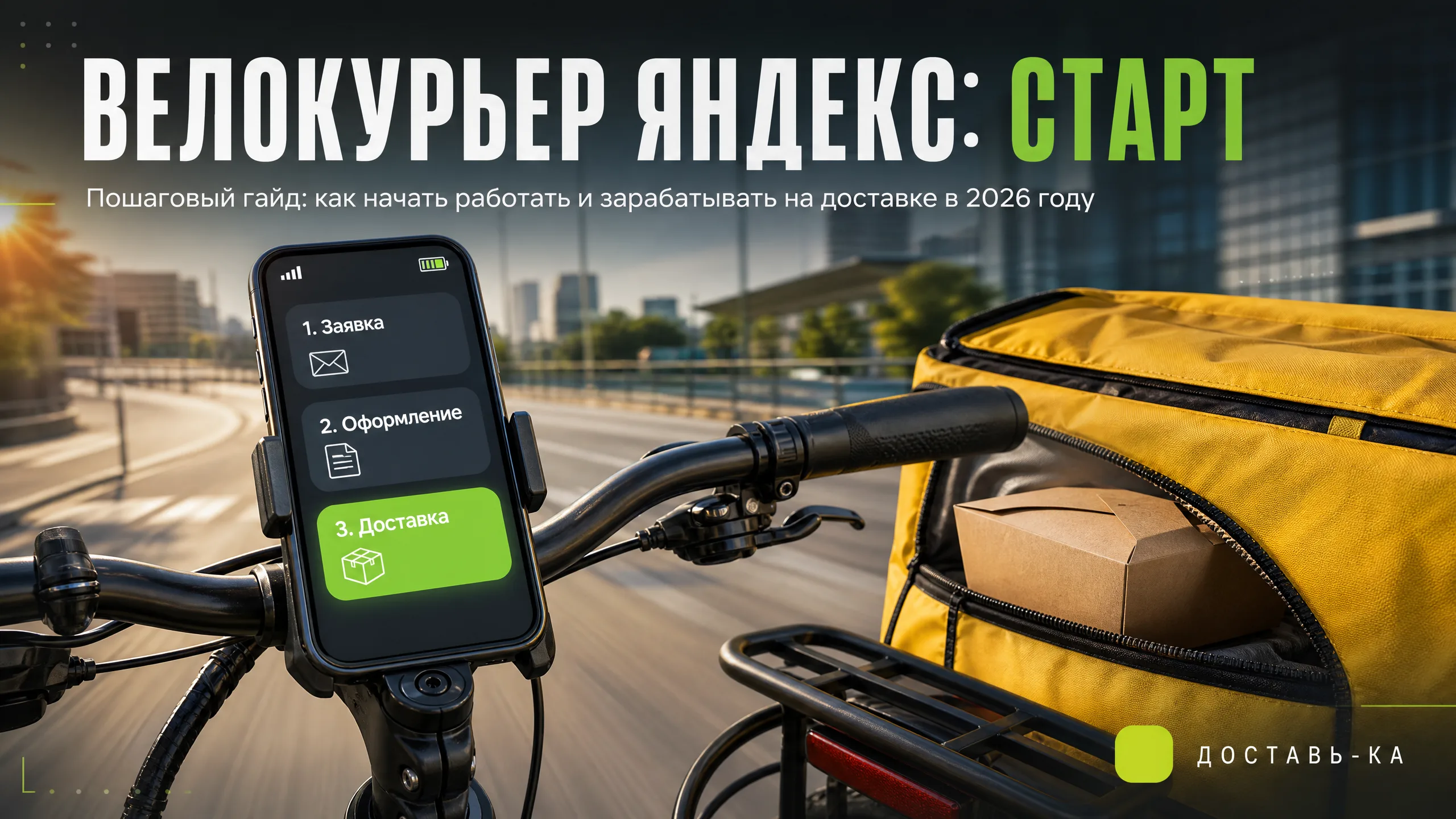 Велокурьер Яндекс: как начать и сколько платят в 2026 году