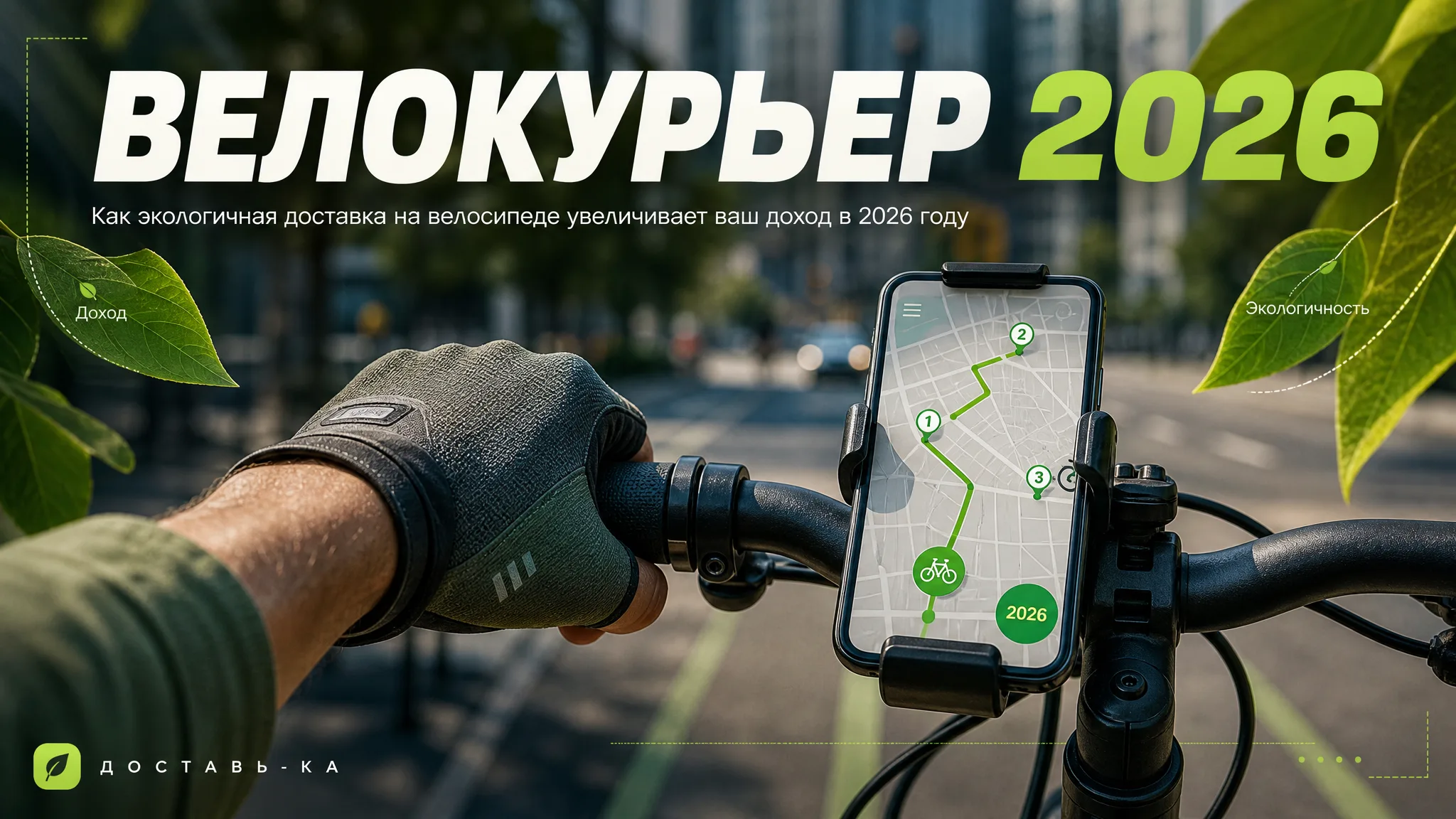 Велокурьер: экологическая доставка как преимущество для заработка в 2026