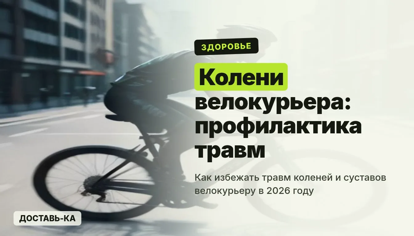 Велокурьер травмы колени: как избежать в 2026 году