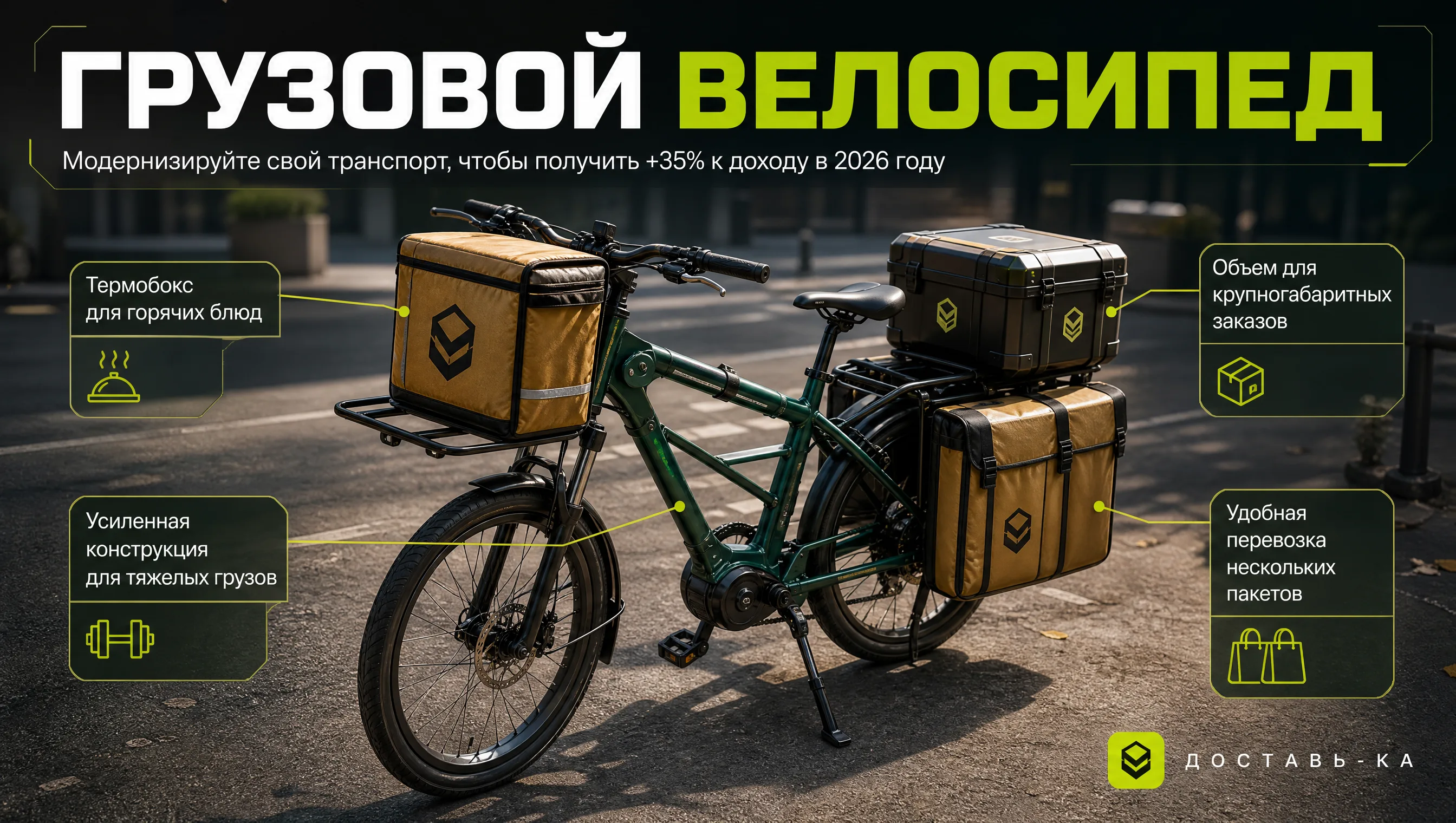 Велокурьер: как сделать велосипед грузовым в 2026 году – практические советы