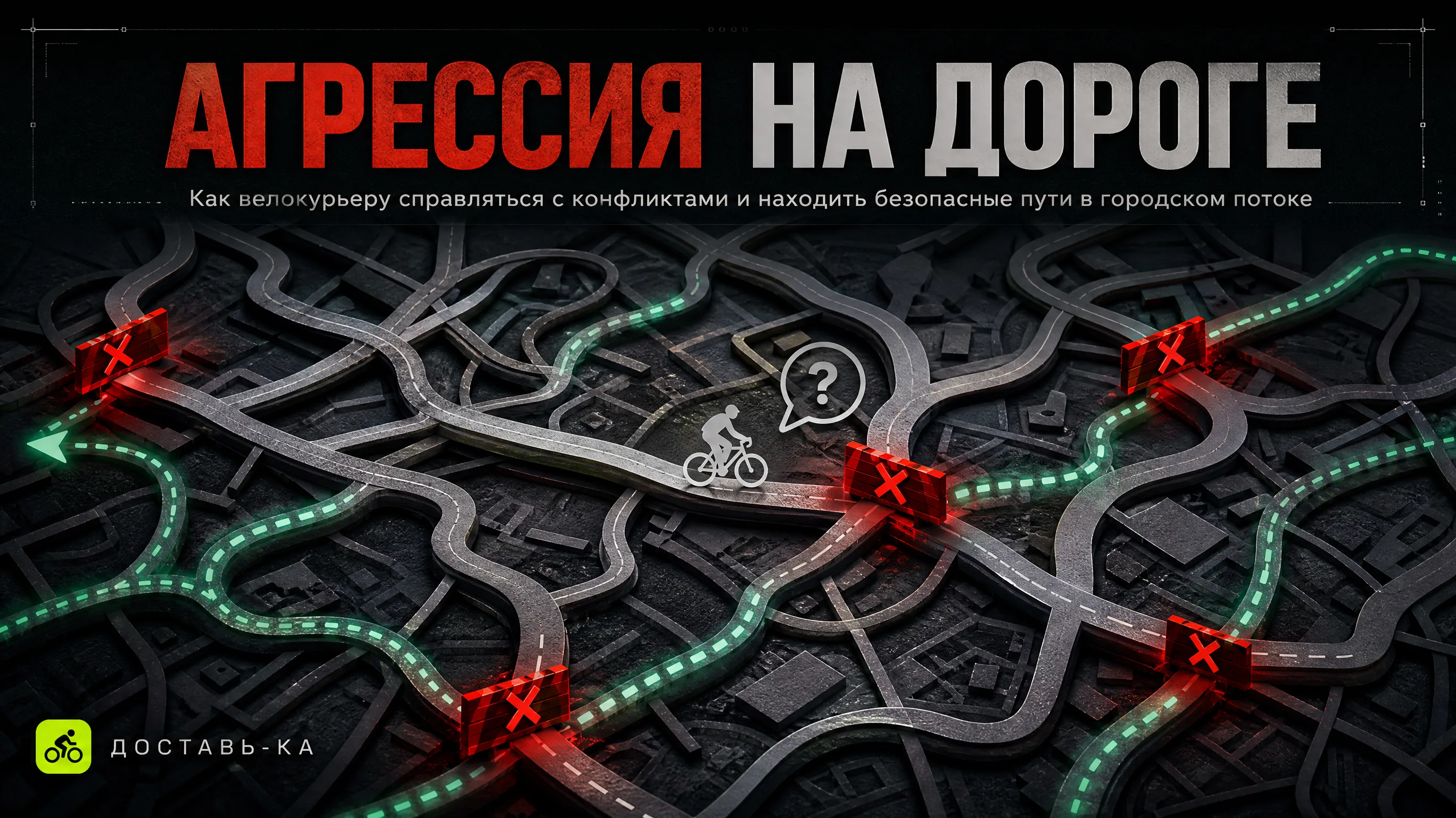 Агрессия на дороге: как велокурьеру справляться с ней в 2026 году