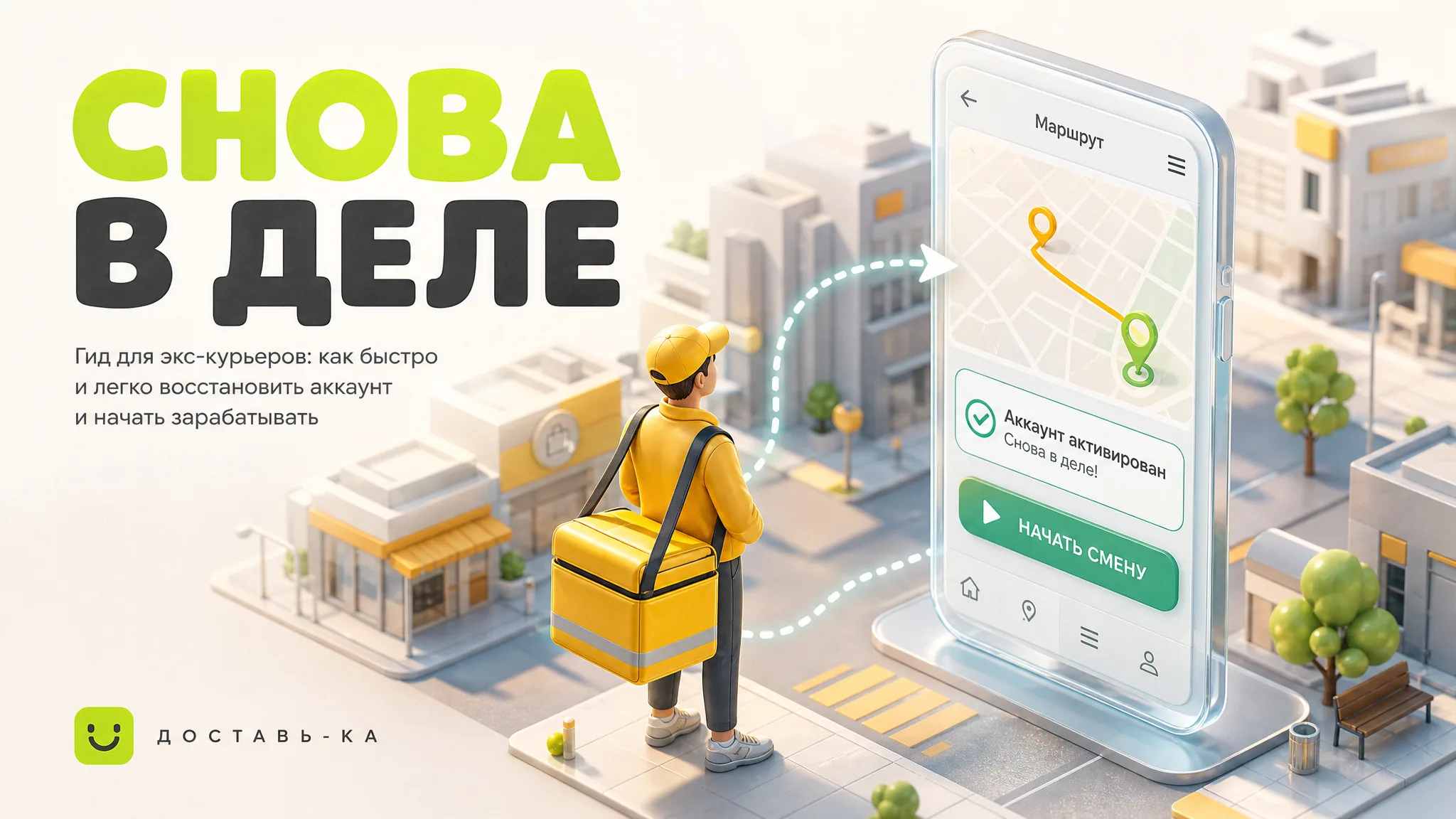 Вернуться в Яндекс Еду: гид для экс-курьеров в 2026 году