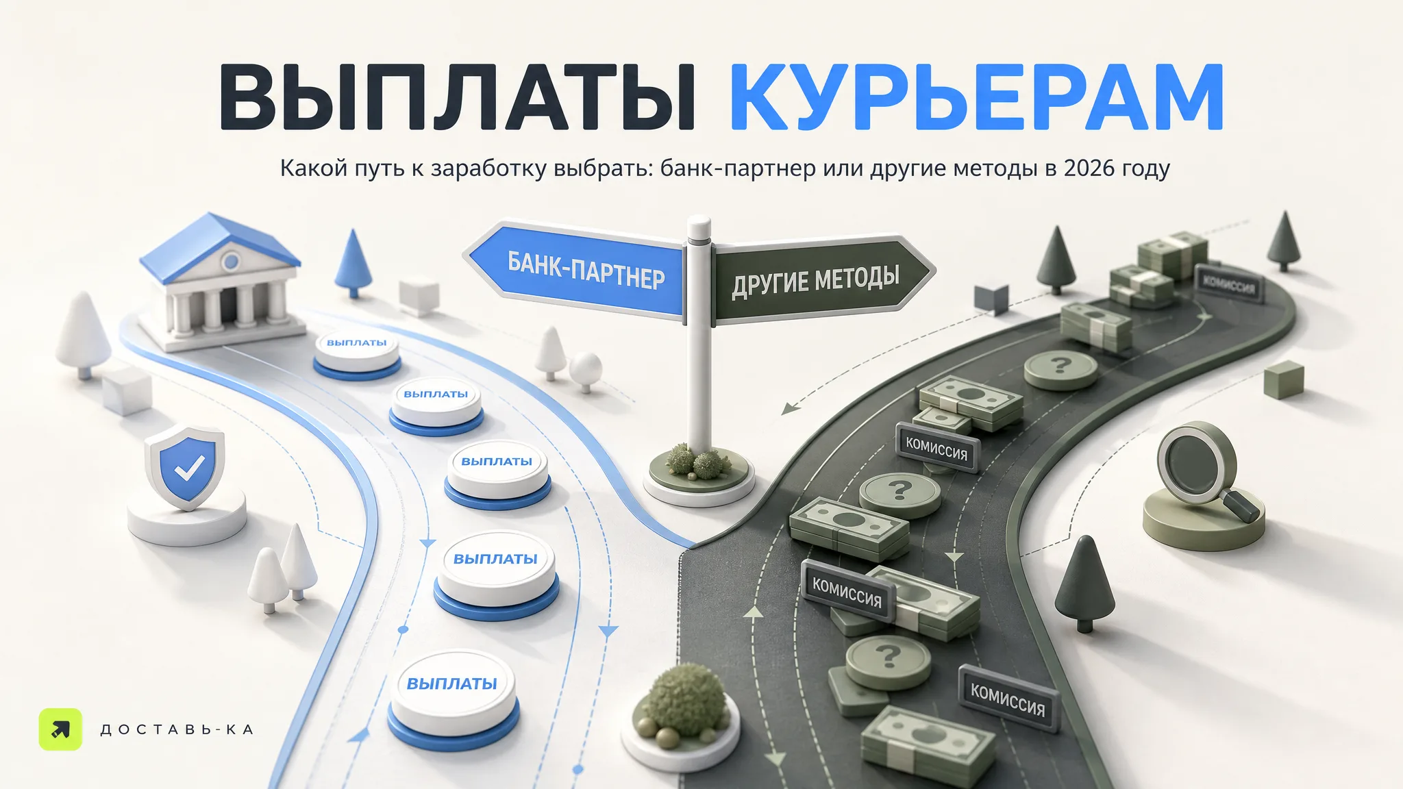 Вывод средств курьерам через банк: сравнение методов в 2026 году
