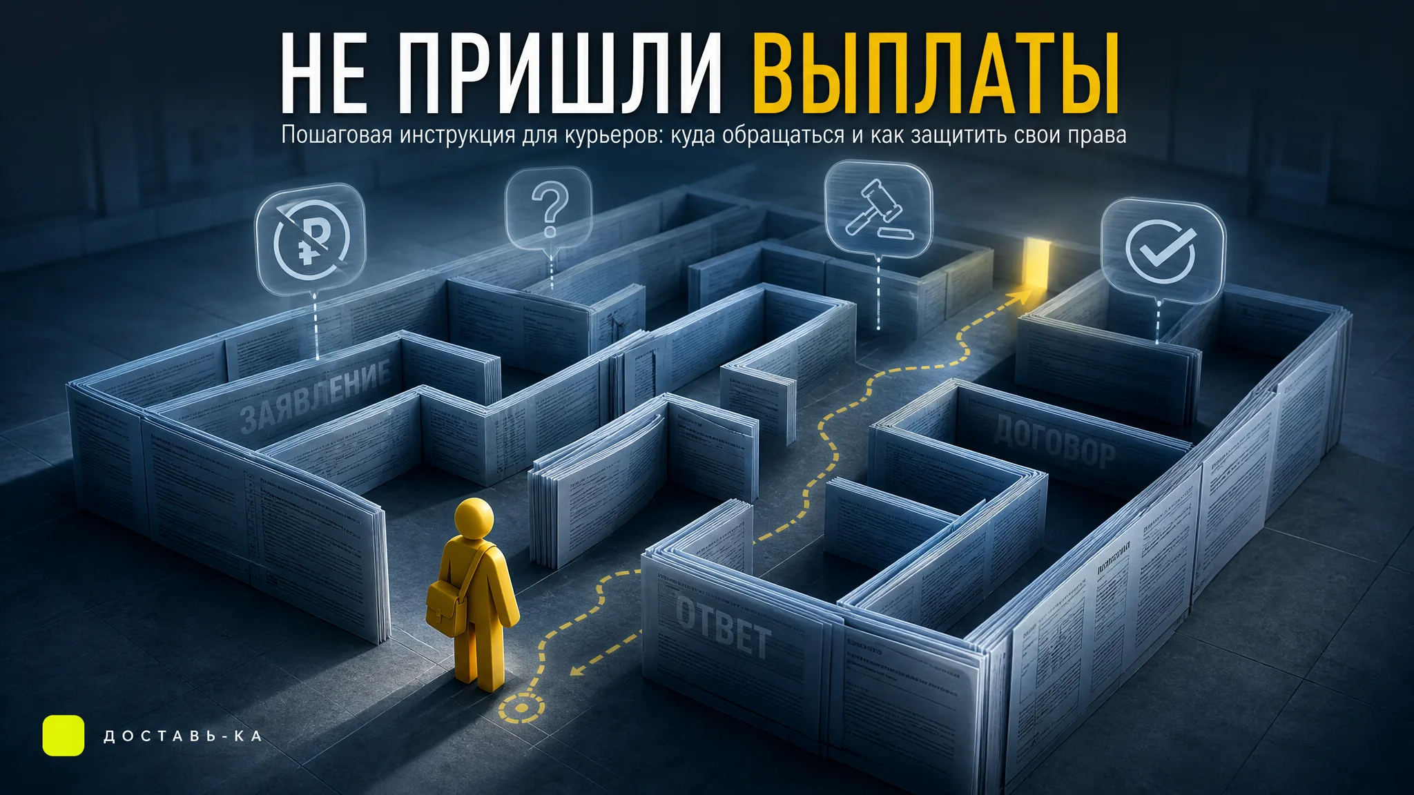 Парк не выплачивает деньги курьеру: куда обращаться в 2026 году