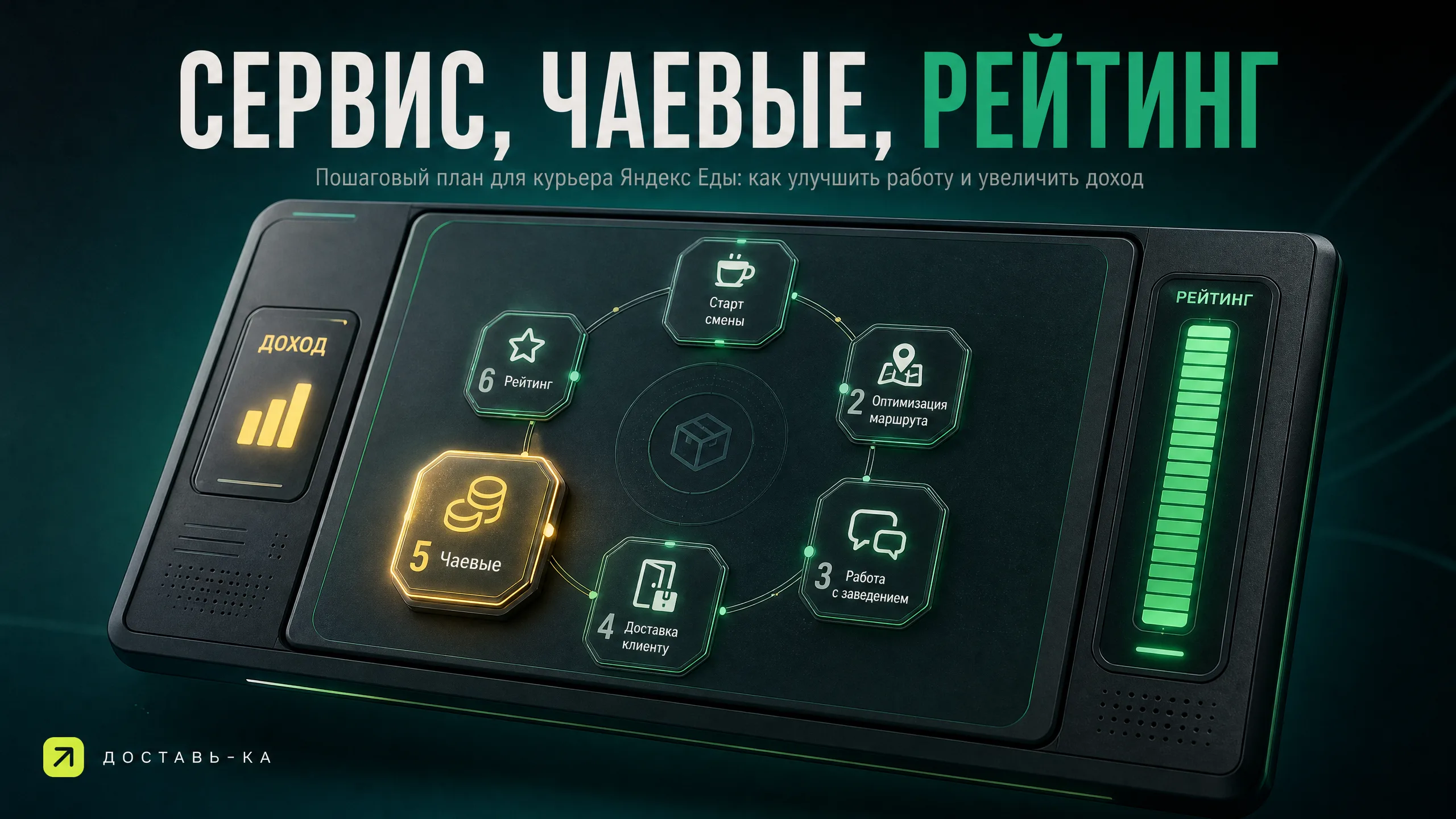 Взаимодействие курьера с клиентом: сервис, чаевые и рейтинг в Яндекс Еде 2026