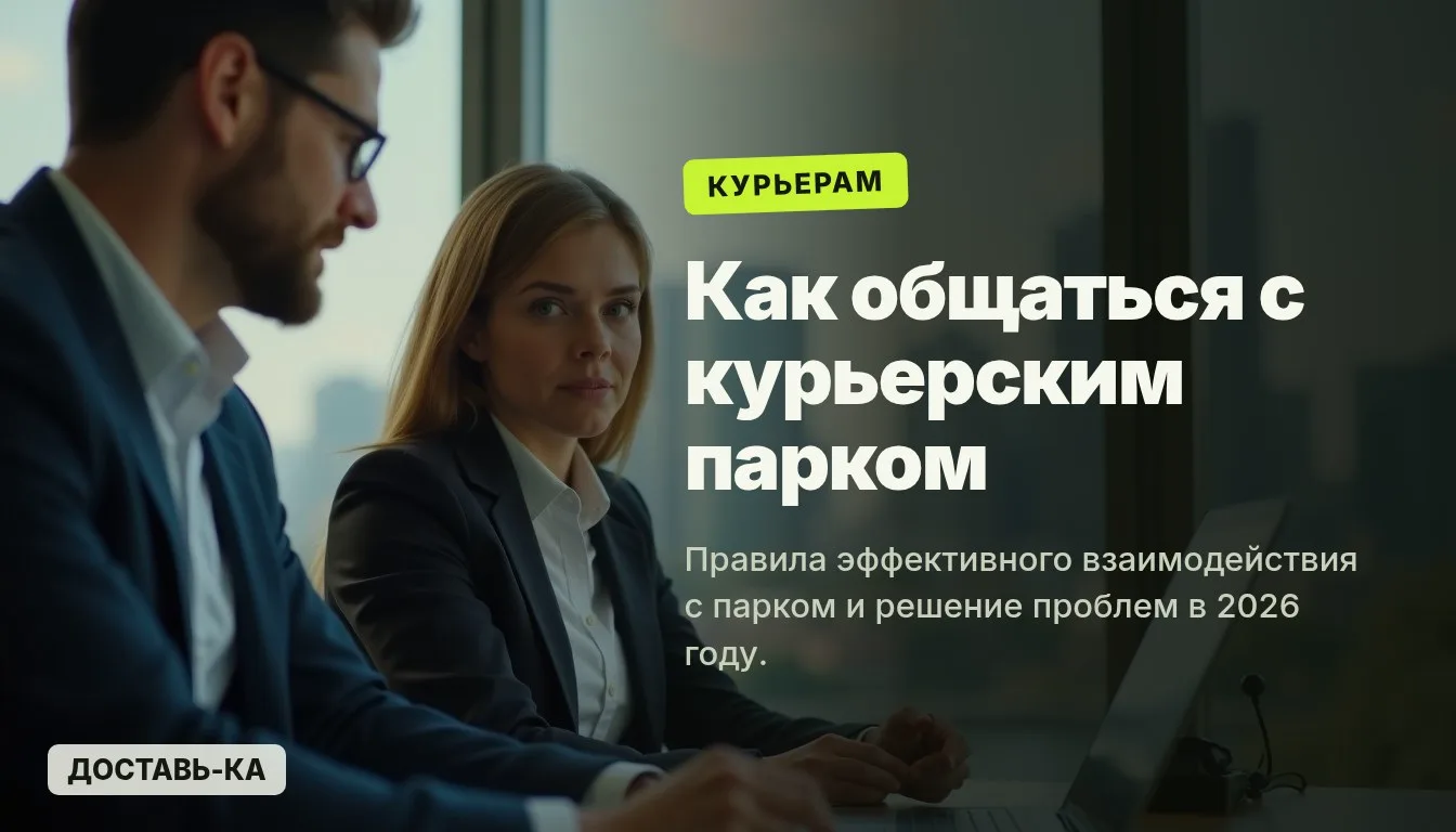 Как общаться с курьерским парком и решать проблемы в 2026 году