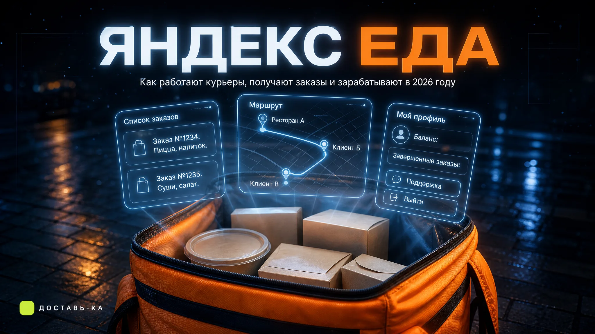 Яндекс Еда для курьеров: как работает сервис изнутри в 2026 году