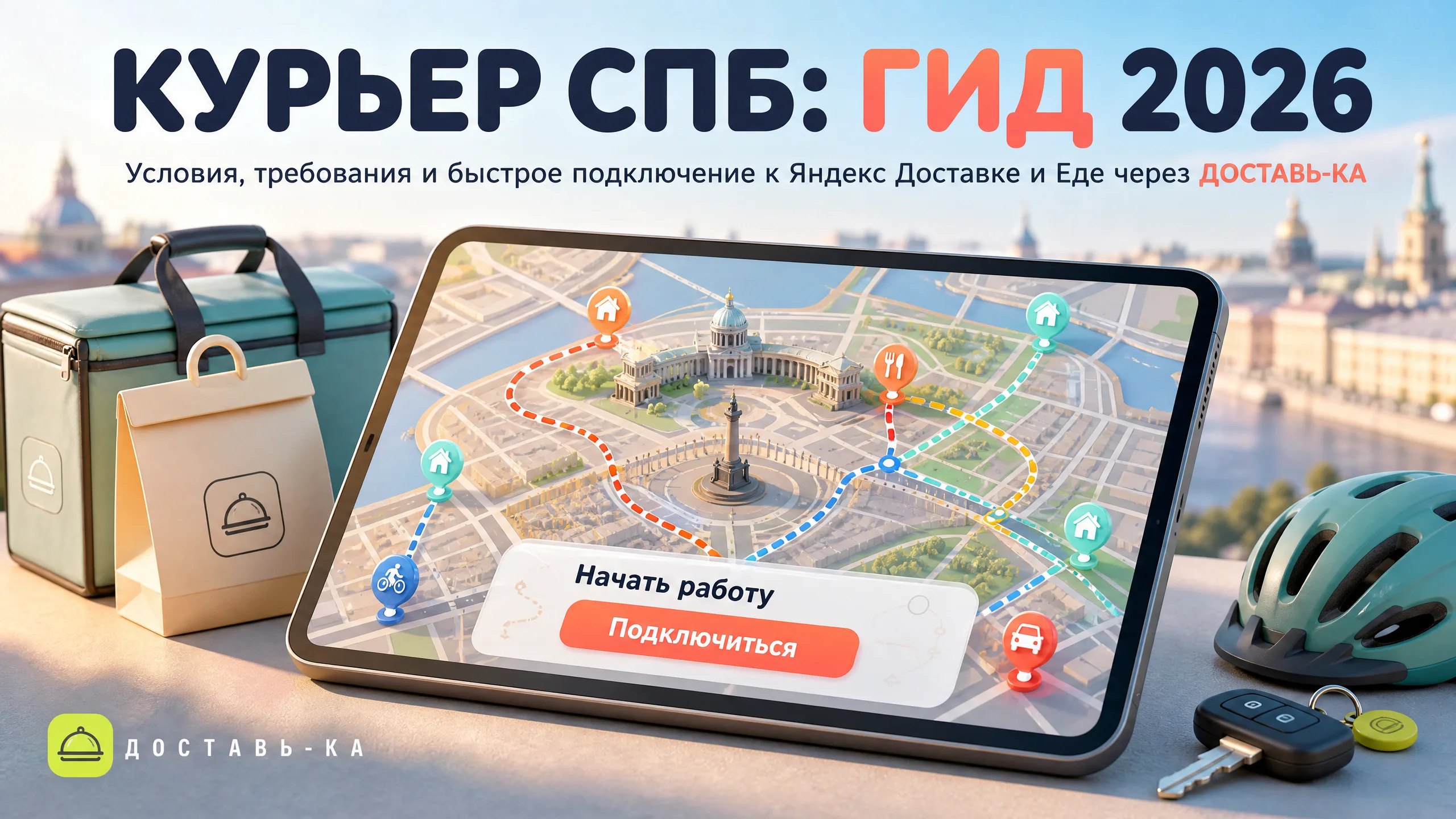 Яндекс Курьер в Санкт-Петербурге: условия работы и подключение в 2026 году