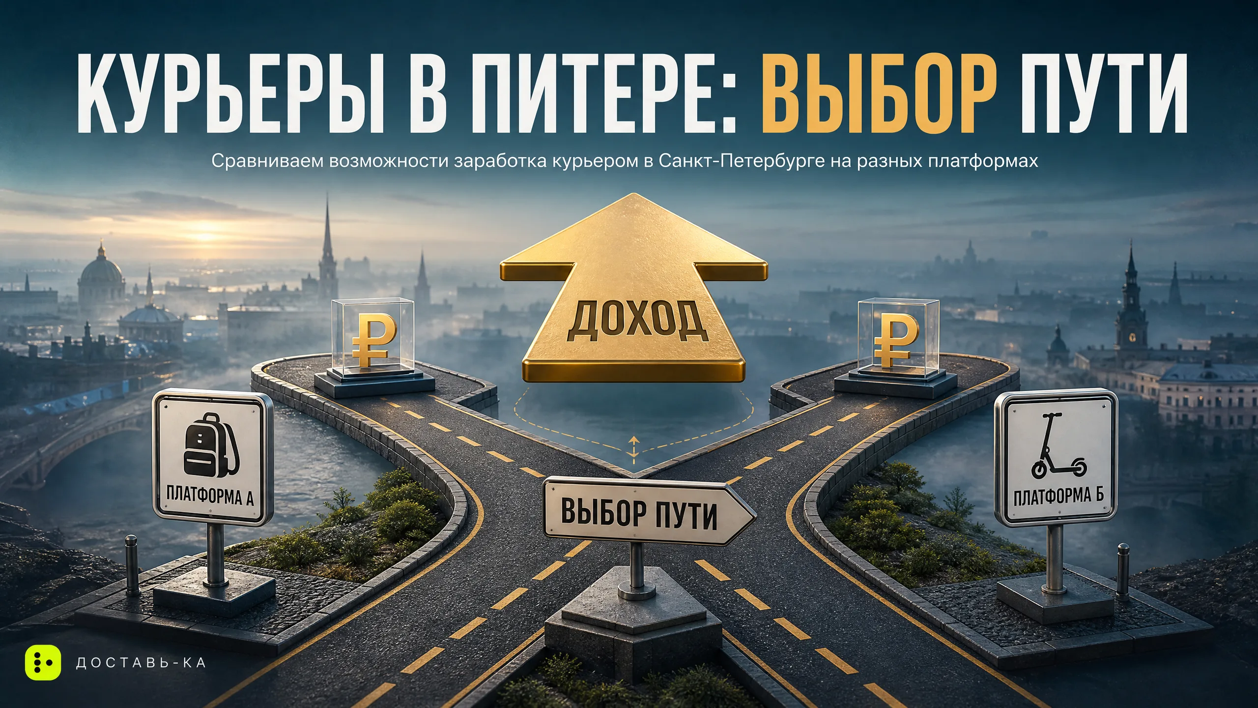 Зарплата курьера в Санкт-Петербурге: сколько можно заработать в Яндекс и TopGo в 2026 году