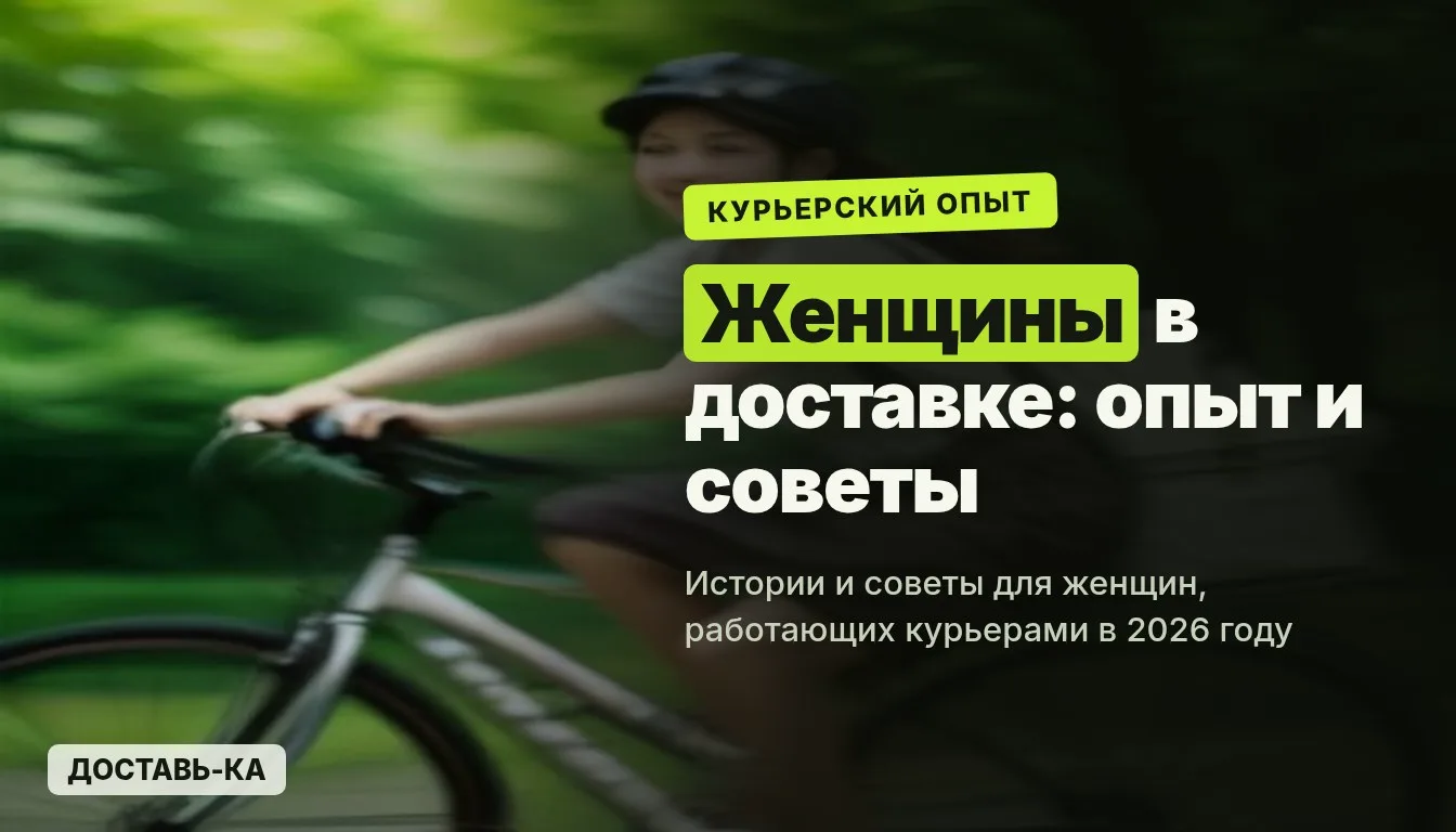 Женщины в доставке: опыт и советы для курьеров в 2026 году